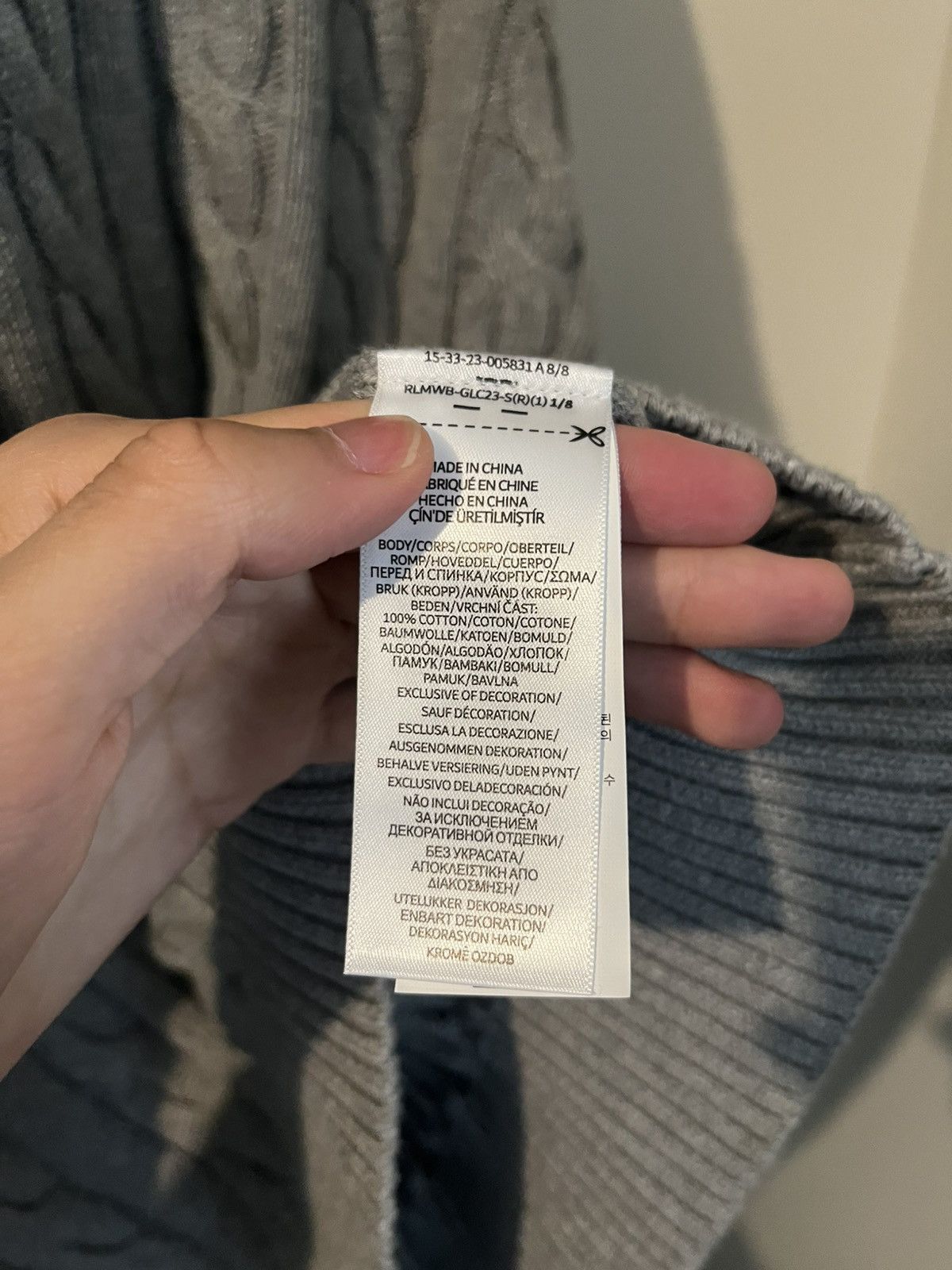 Ralph Lauren Câble-knit sweater Ralph Lauren Size US M / EU 48-50 / 2 - 4 Thumbnail