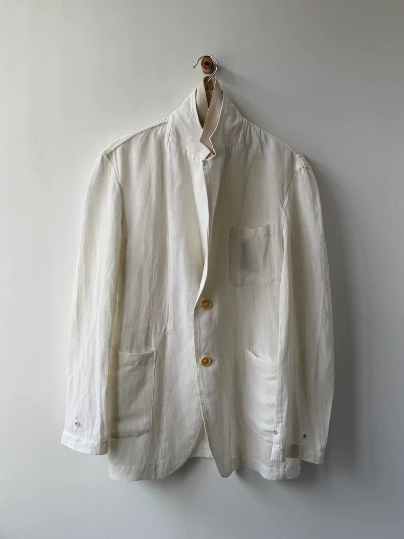 Yohji Yamamoto Yohji Yamamoto Y's Linen Blazer Jacket