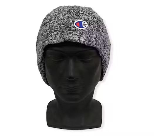 image of Vintage Champion Small Logo Beanie Hat, Men's