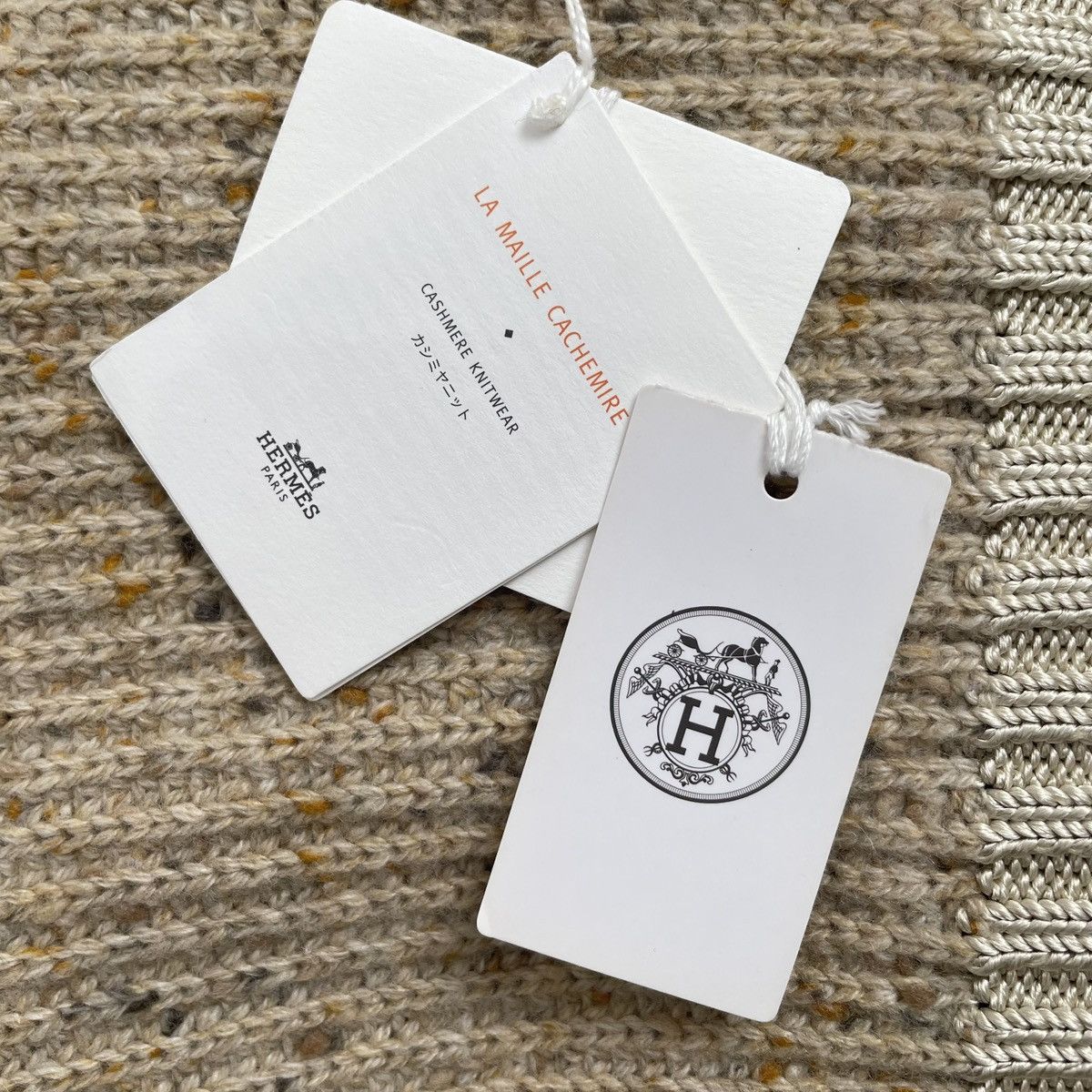 Hermes Hermes Knit Cashmere Hooded Long Sleeve Knit Cardigan K26WX Size XXS / US 00 / IT 34 - 7 Thumbnail