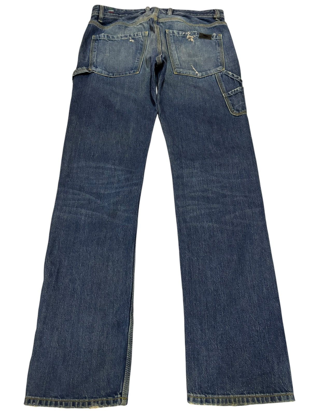 Diesel Vtg Italy Diesel Albo Baumwolle Mud Washed Distressed Jeans Size US 32 / EU 48 - 2 Thumbnail