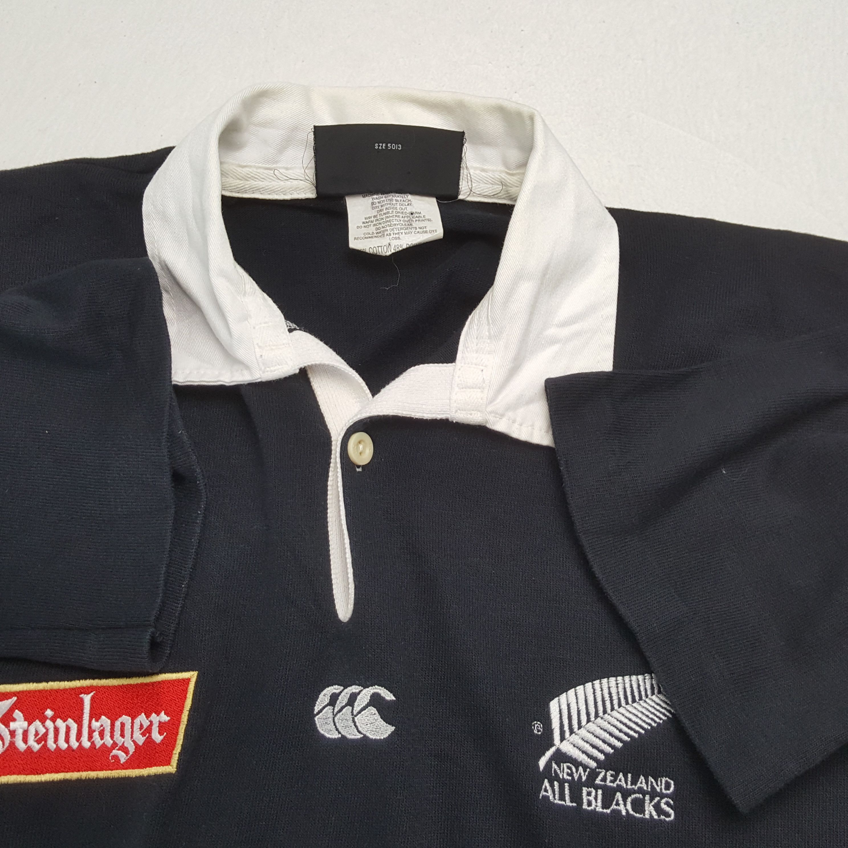 Canterbury of New Zealand × Vintage CANTERBURY OF NEW ZEALAND All Blacks Polos Rugby Style Size US M / EU 48-50 / 2 - 5 Thumbnail