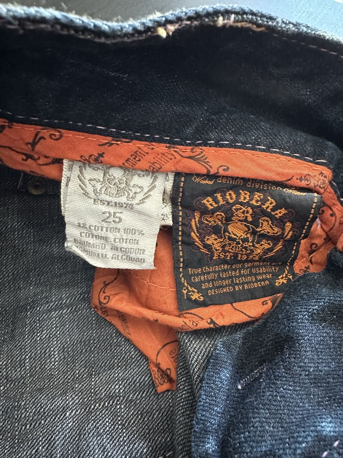 If Six Was Nine Riobera Y2K Flared Denim Jeans Japanese Archive Gyaru Grunge Size 25" / US 0 / IT 36 - 7 Thumbnail