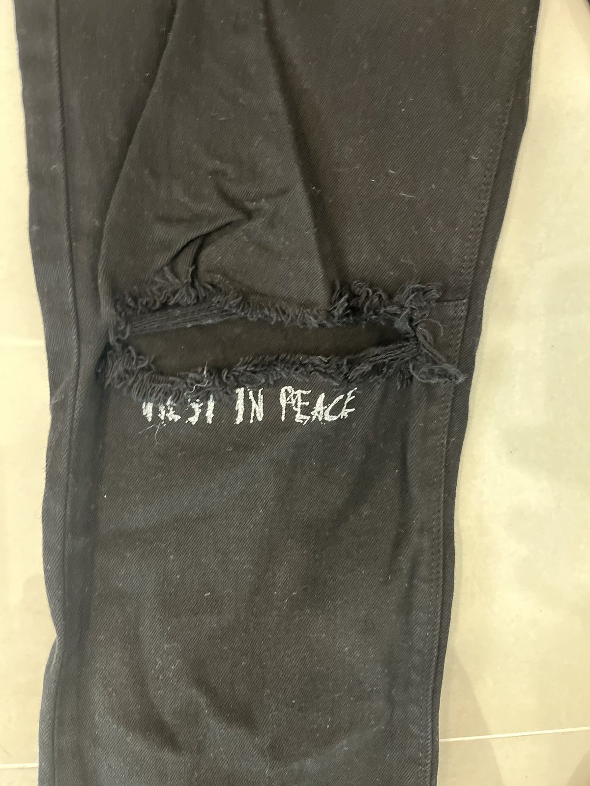 Rta Rta rest in peace black denim Size US 38 / EU 54 - 2 Thumbnail