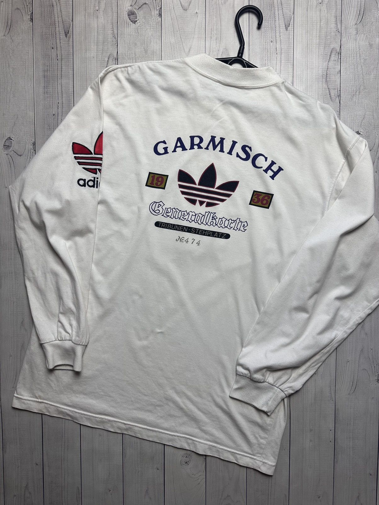 Adidas × Vintage Vintage adidas Olympic Games sweatshirt size L Garmish logo Size US L / EU 52-54 / 3 - 2 Thumbnail
