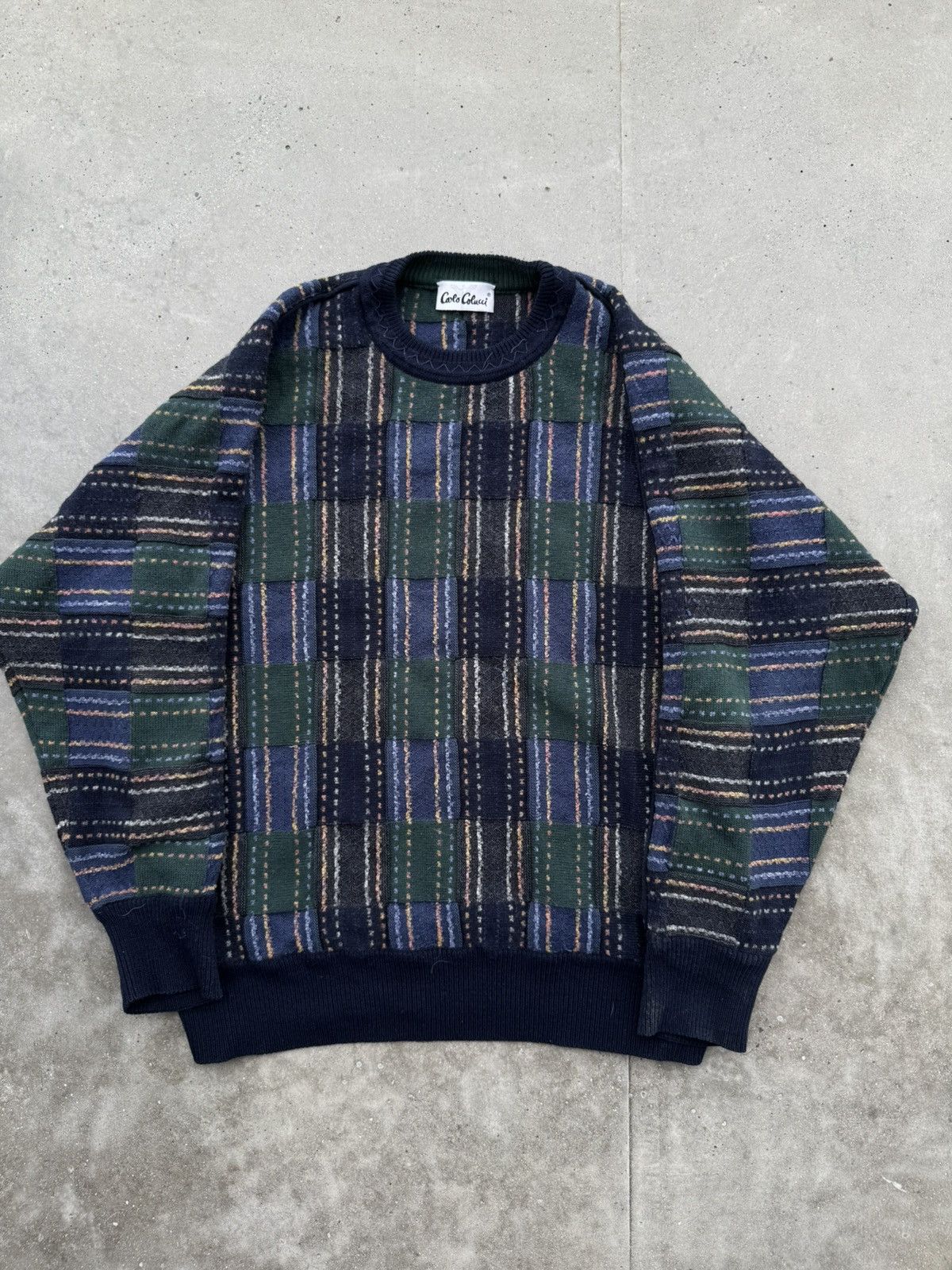 Carlo Colucci × Coogi × Vintage Carlo Colucci sweater knit jumper vintage Size US L / EU 52-54 / 3 - 1 Thumbnail