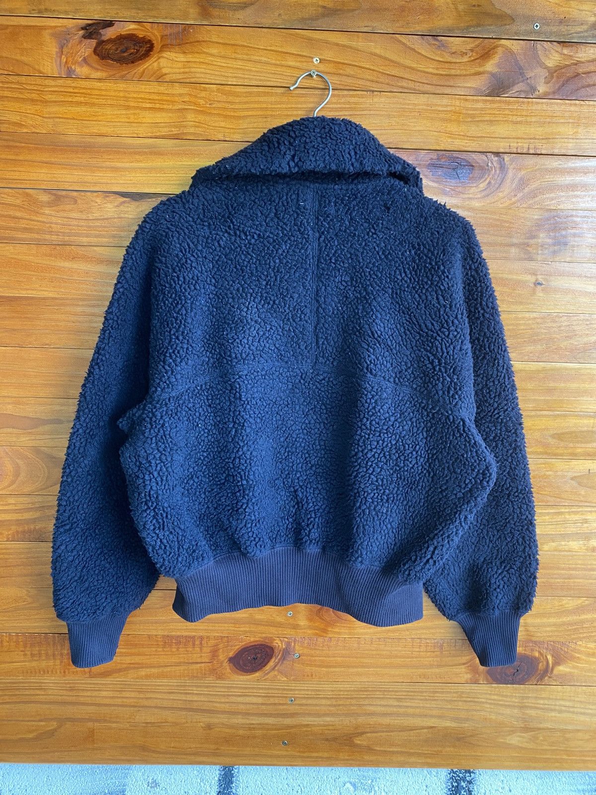 Uniqlo Uniqlo U Navy Fleece Zip Jacket Modern Minimalist Streetwear Size US M / EU 48-50 / 2 - 7 Thumbnail
