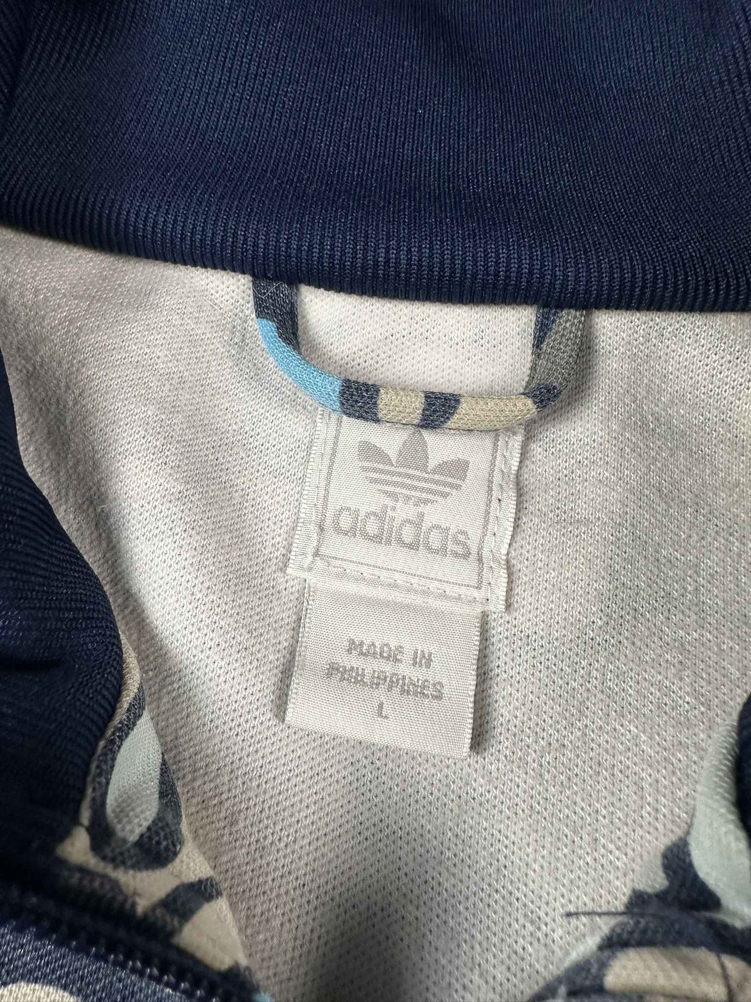 Adidas 00s Vintage Adidas Floral Abstract Zip Tracksuit Size US L / EU 52-54 / 3 - 9 Thumbnail