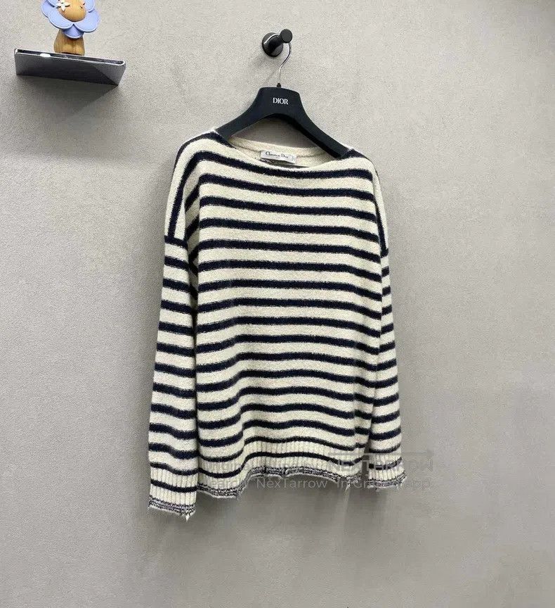 Dior Dior Beige striped sweater Size XS / US 0-2 / IT 36-38 - 2 Thumbnail