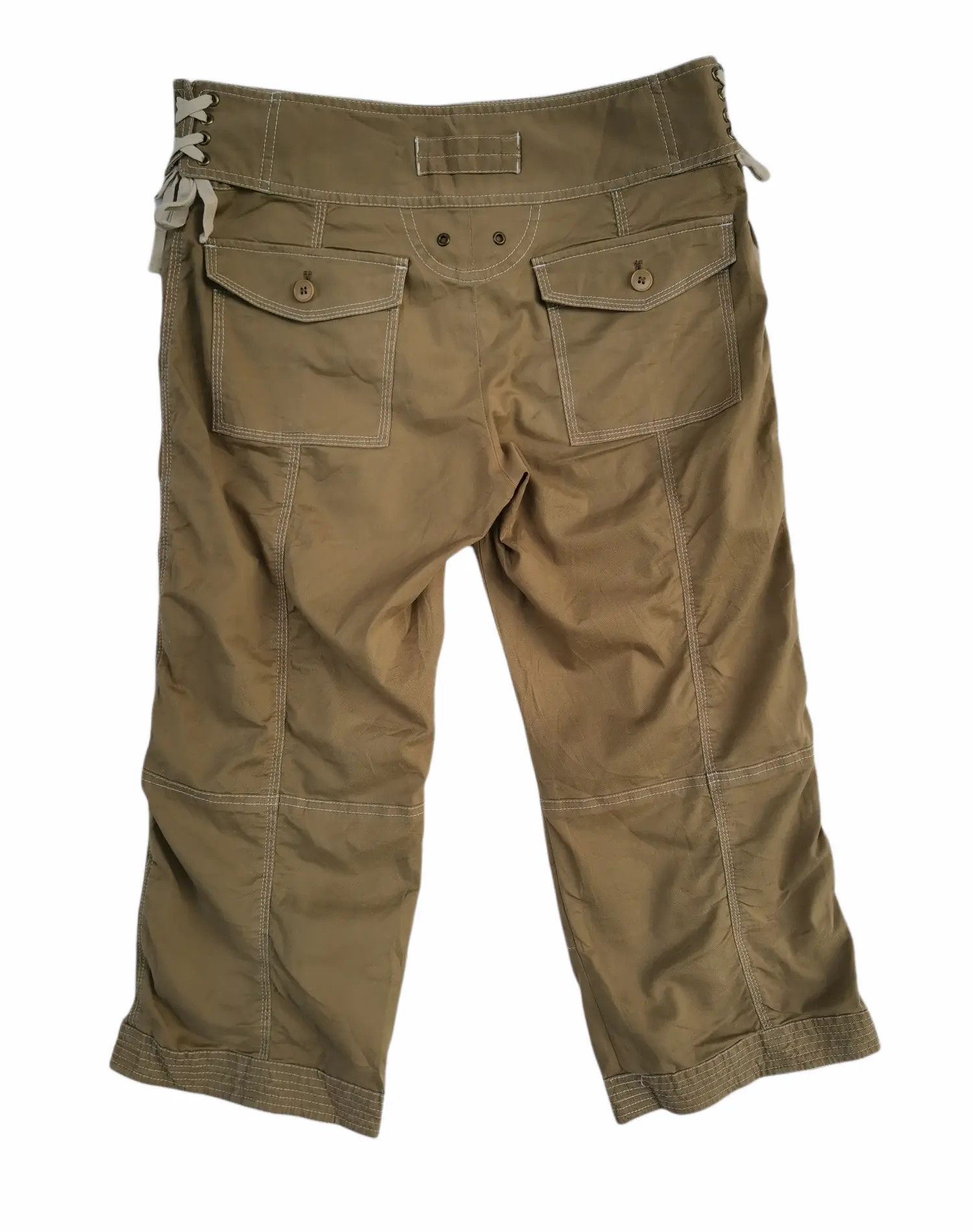 DKNY Rare!!! DKNY Tactical Cargo Multipocket Short Pants Size US 29 - 2 Thumbnail