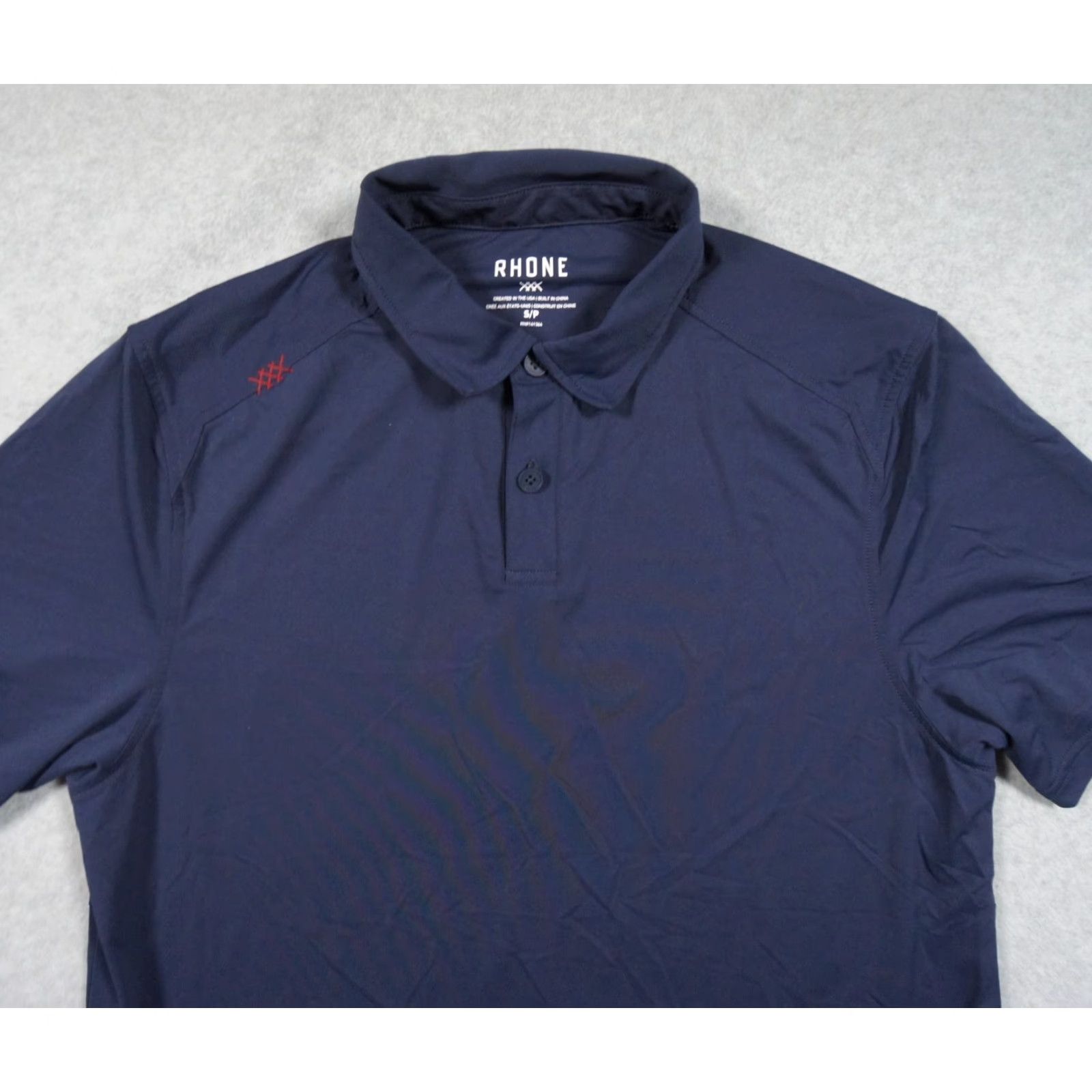 Rhone Rhone Golf Polo Shirt Mens Small Blue Short Sleeve Collared Stretch Preppy Size US S / EU 44-46 / 1 - 2 Thumbnail