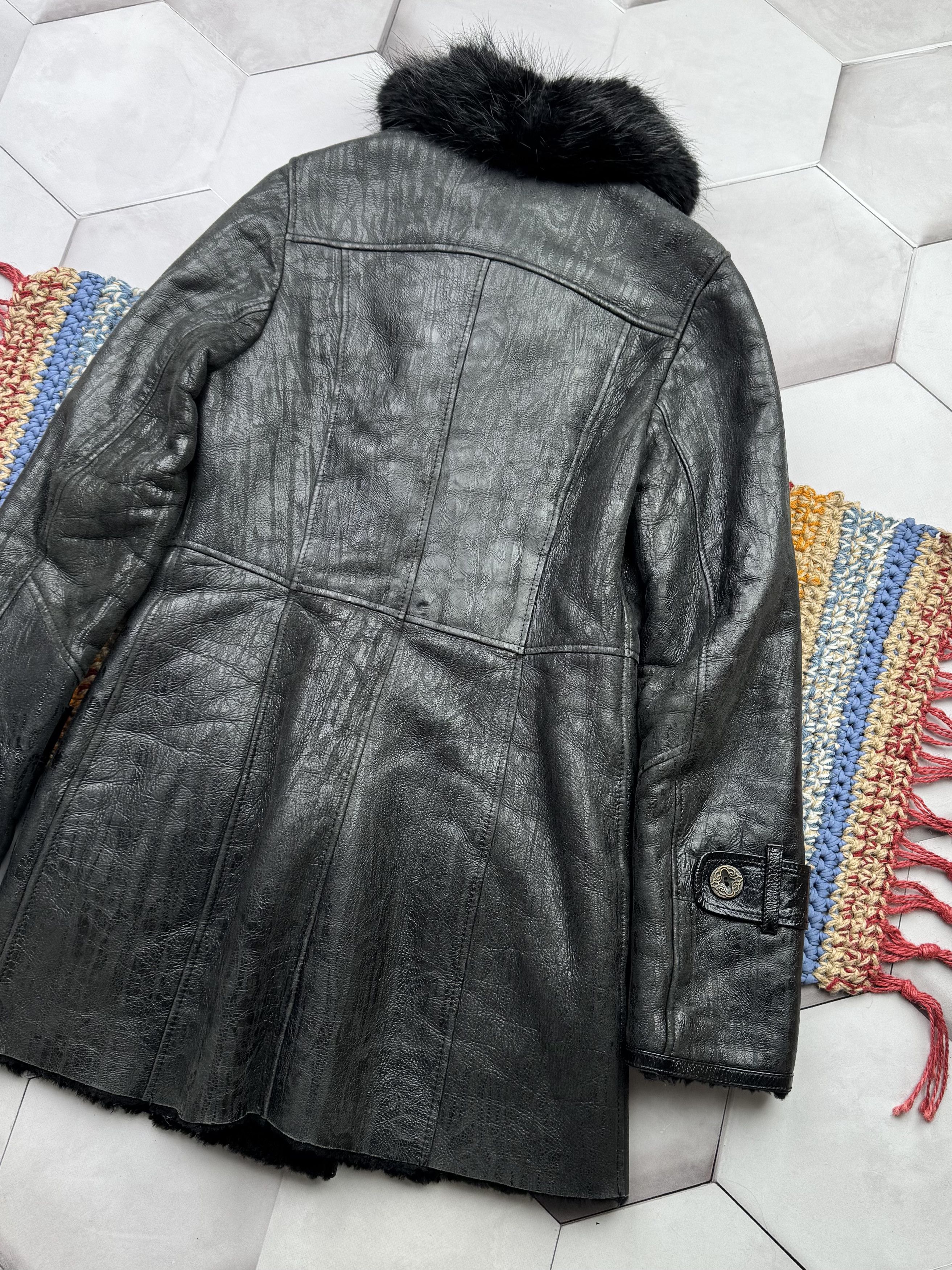 Japanese Brand Vintage Real Sheepskin Coat (E4) Size S / US 4 / IT 40 - 8 Thumbnail