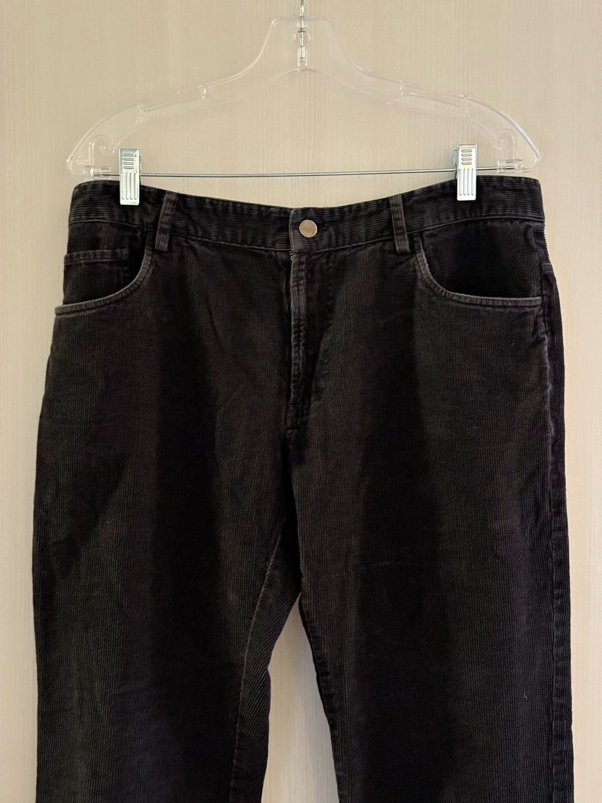 Spier & Mackay Corduroy Pants Dark Grey - Sz 35 Slim