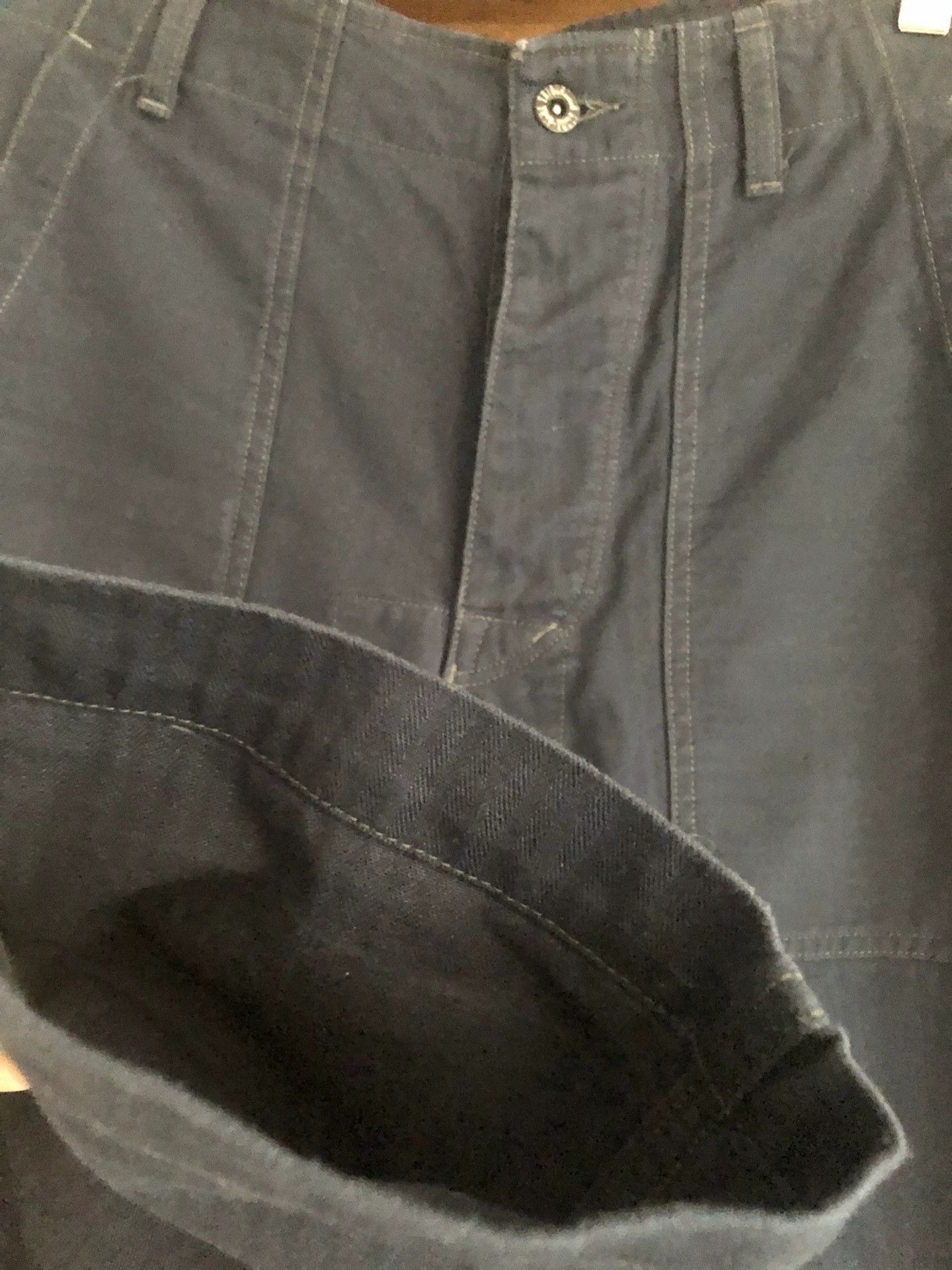 COLIMBO Colimbo Vintage Indigo Herringbone Cargo Pants Size US 30 / EU 46 - 2 Thumbnail