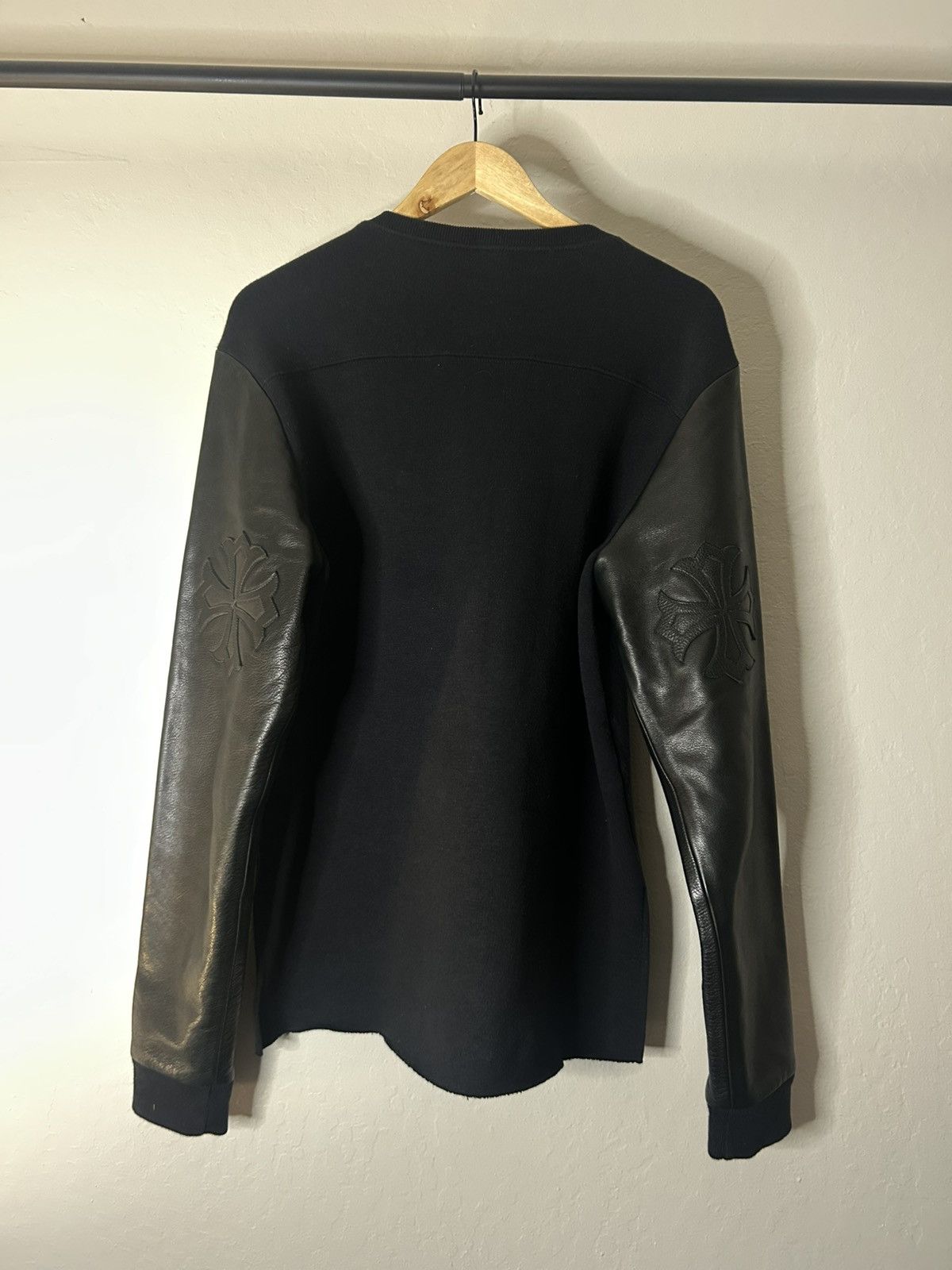 Chrome Hearts Chrome Hearts Triple Cross Leather Patch Sweater Size US L / EU 52-54 / 3 - 2 Thumbnail
