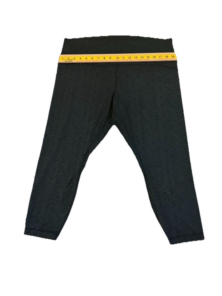 Lululemon LULULEMON ALIGN HR LEGGING 25” AQUEOUS EMBOSO BLACK SIZE 20 Size 42" / US 20 - 5 Thumbnail