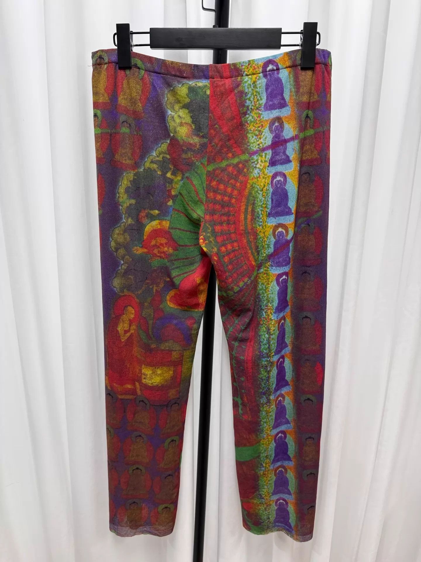 Vivienne Tam Vivienne Tam Buddha Print Pants Size 26" / US 2 / IT 38 - 5 Thumbnail