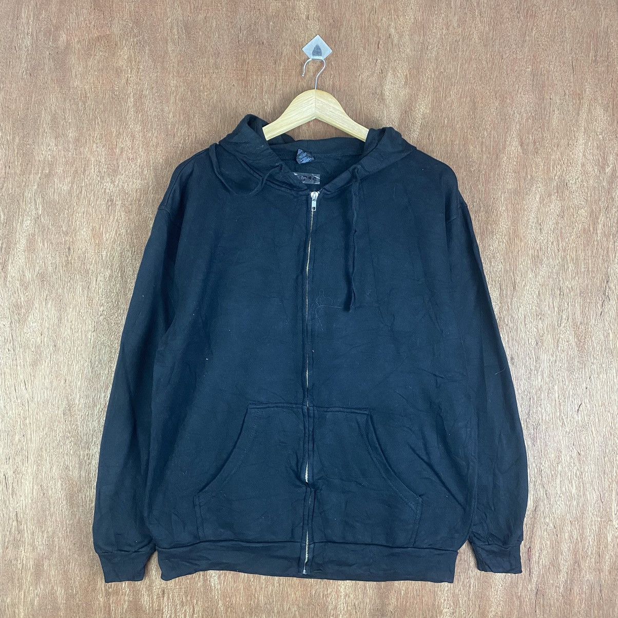 Tultex × Vintage Tultex On Fire Sweater Hoodie Vintage#K01594 Size US L / EU 52-54 / 3 - 1 Thumbnail