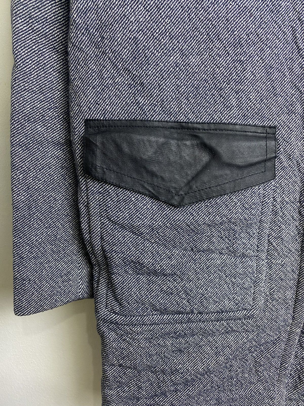 Sandro Sandro Paris - Grey Cotton Coat Jacket Size M / US 6-8 / IT 42-44 - 3 Thumbnail