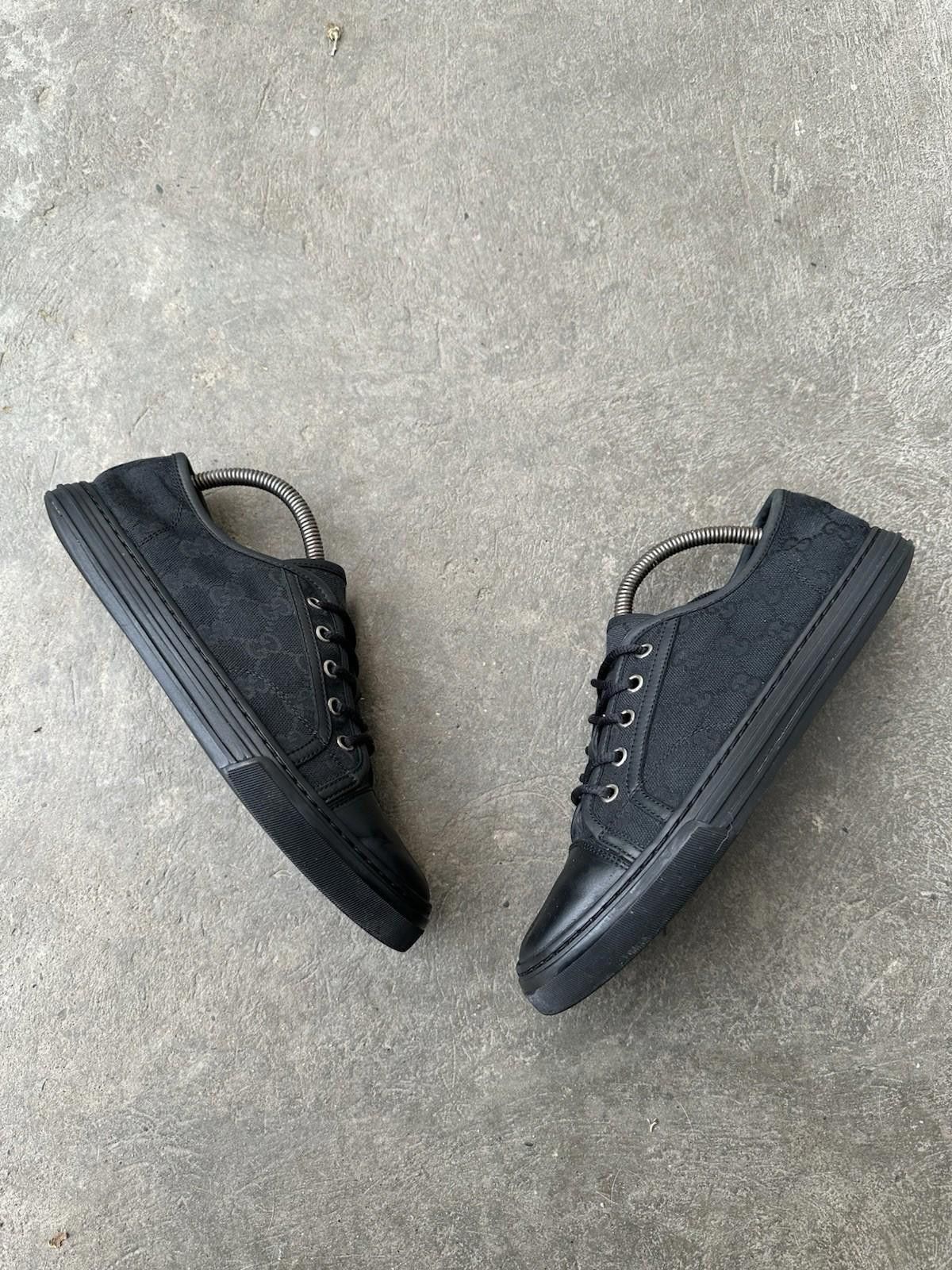 Gucci Low Top Sneakers GG Black US 6
