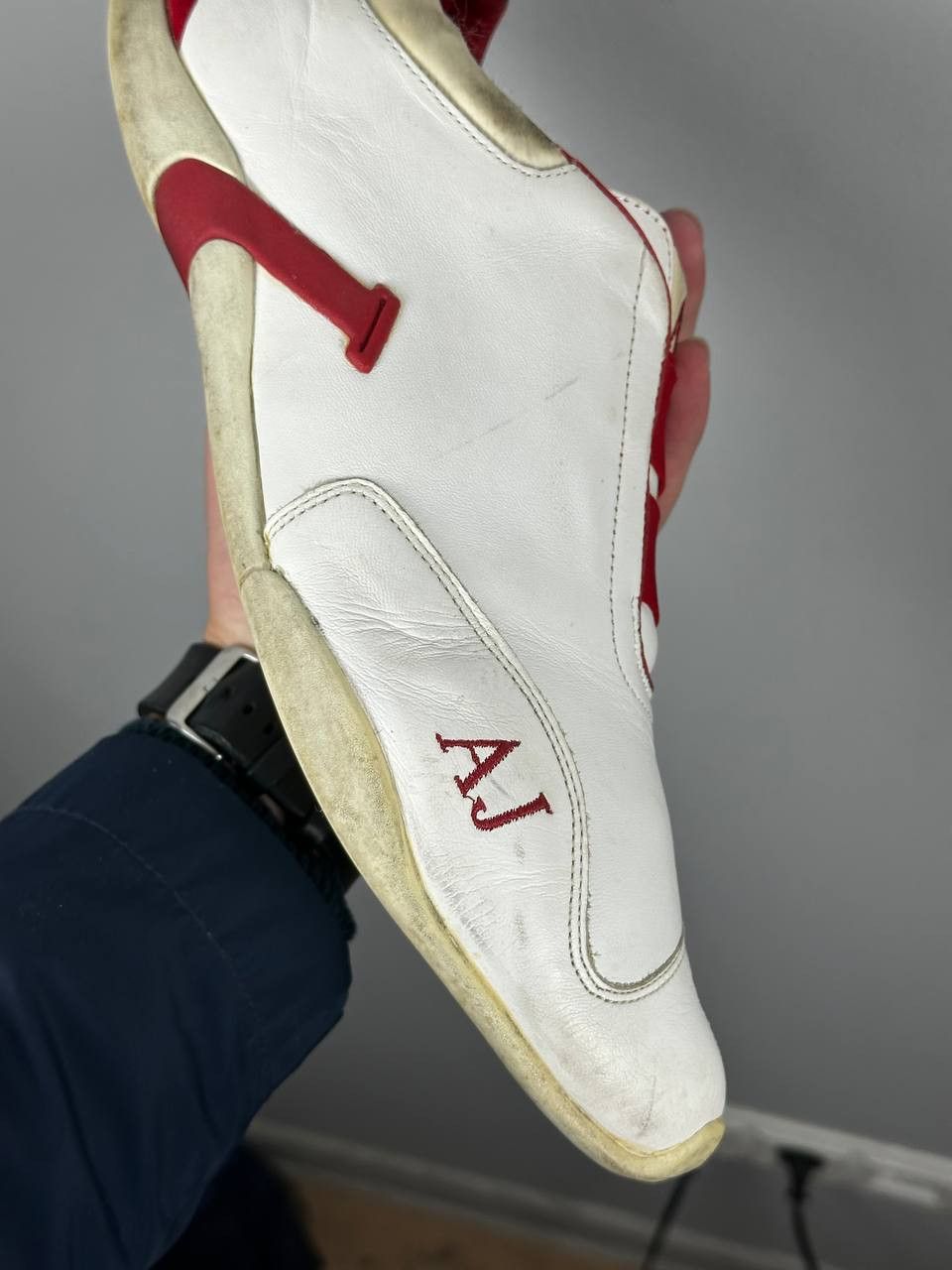 Armani Vintage Armani Jeans White Leather Speedcat Sneakers Size US 11 / EU 44 - 16 Thumbnail