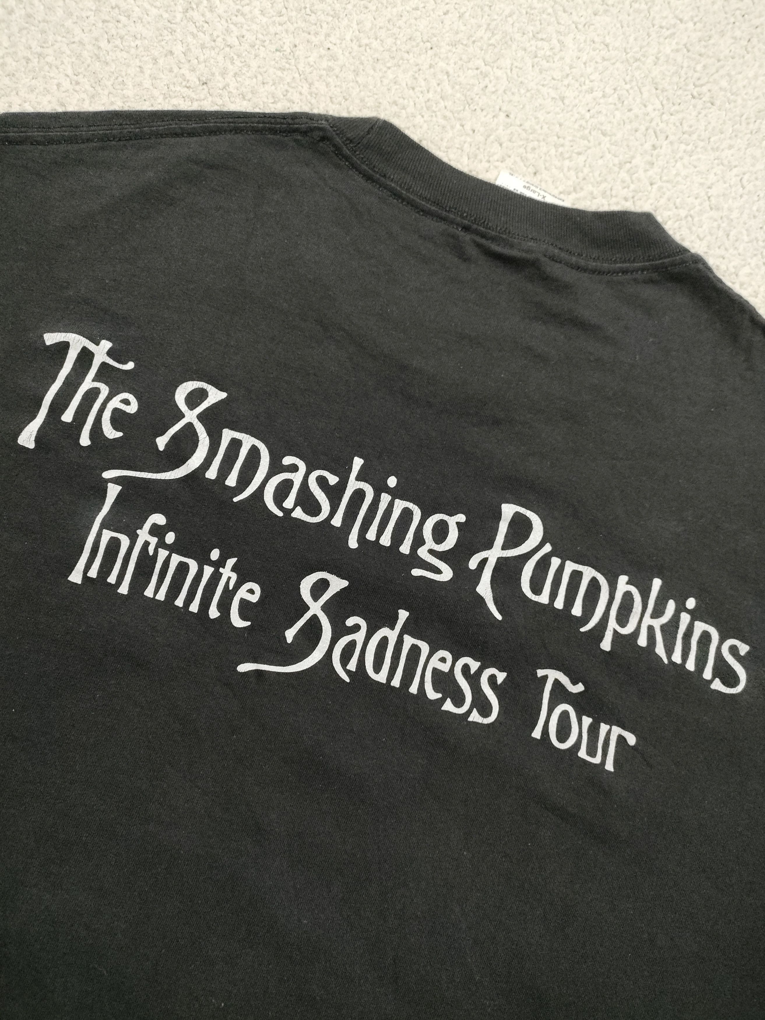 Band Tees 90s THE SMASHING PUMPKINS Infinite Sadness Tour 1993 Tee Size US XL / EU 56 / 4 - 12 Thumbnail
