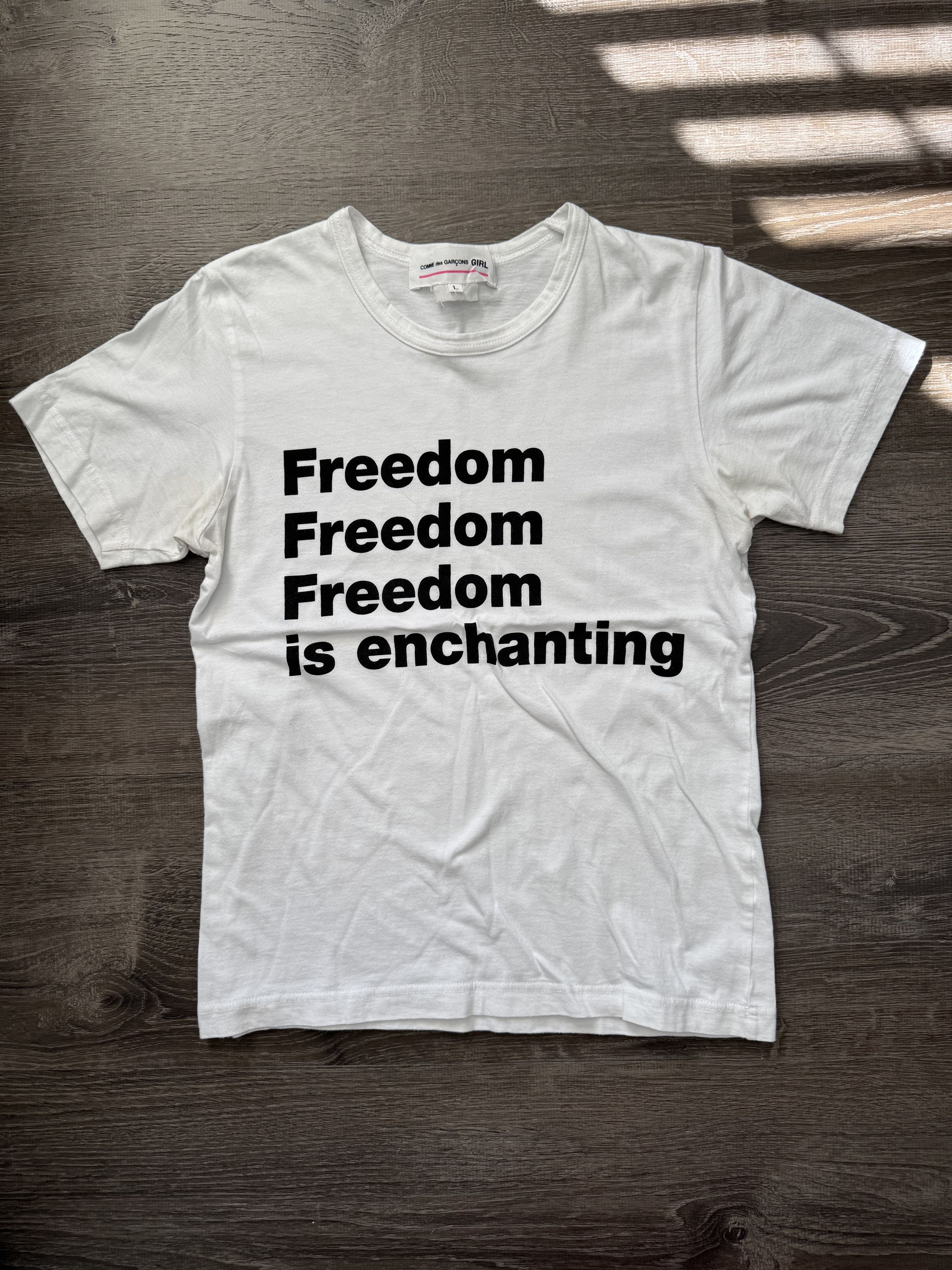 Comme des Garcons Girl 🏳️ Freedom Tee | Grailed