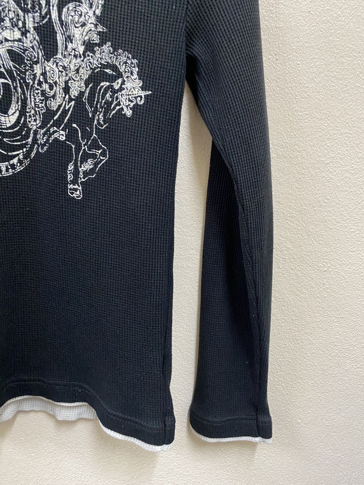 Japanese Brand Vintage Waffle Long Sleeve Double Layer Size US S / EU 44-46 / 1 - 4 Thumbnail