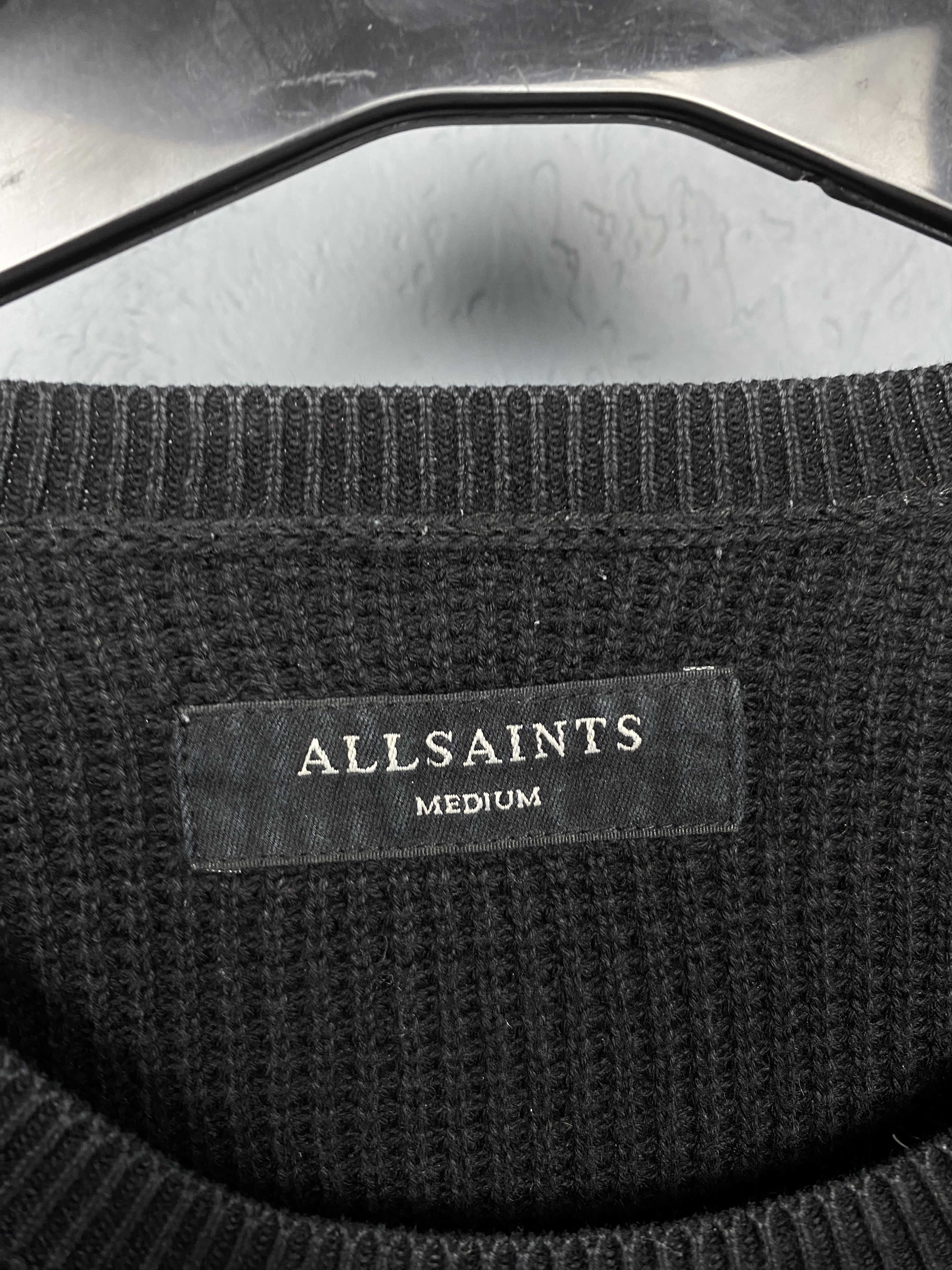 Allsaints Allsaints Mens Trias Crew Neck Knit Sweater Size US M / EU 48-50 / 2 - 4 Thumbnail
