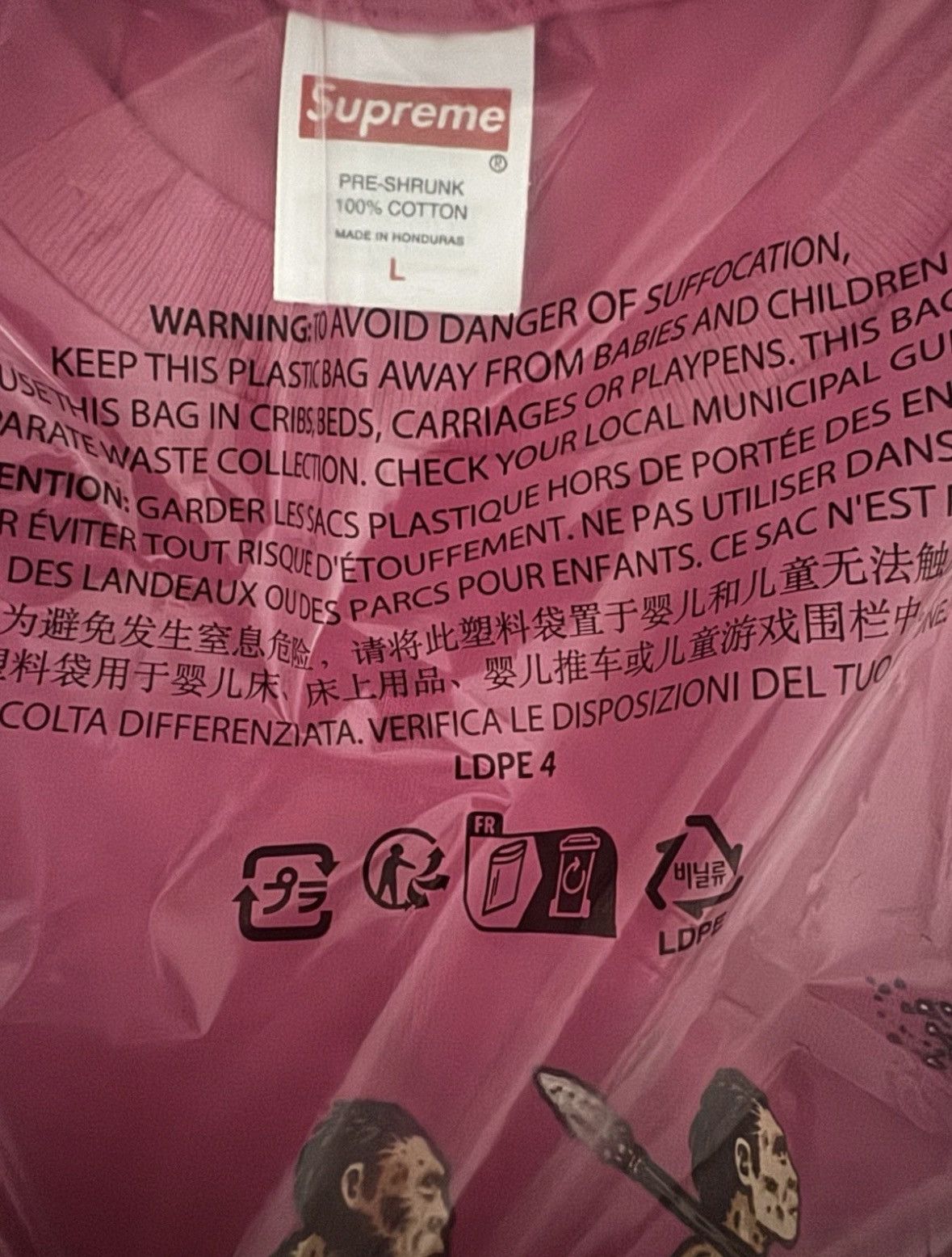 Supreme Supreme Fuchsia Evolution Graphic T-Shirt Size L Size US L / EU 52-54 / 3 - 2 Thumbnail