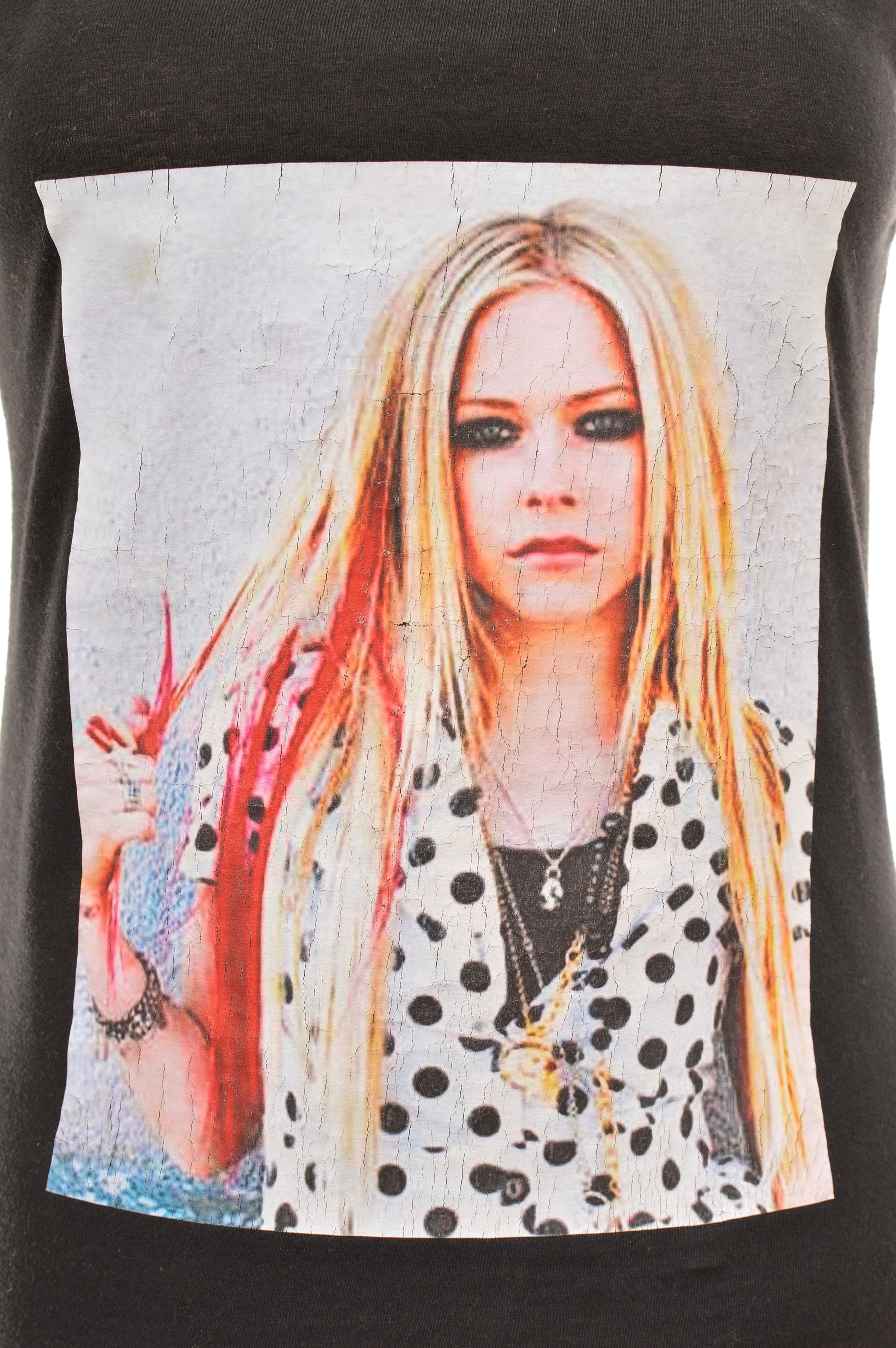 Jerzees Jerzees Avril Lavigne Vintage Y2K Womens Tank Top Size M / US 6-8 / IT 42-44 - 2 Thumbnail