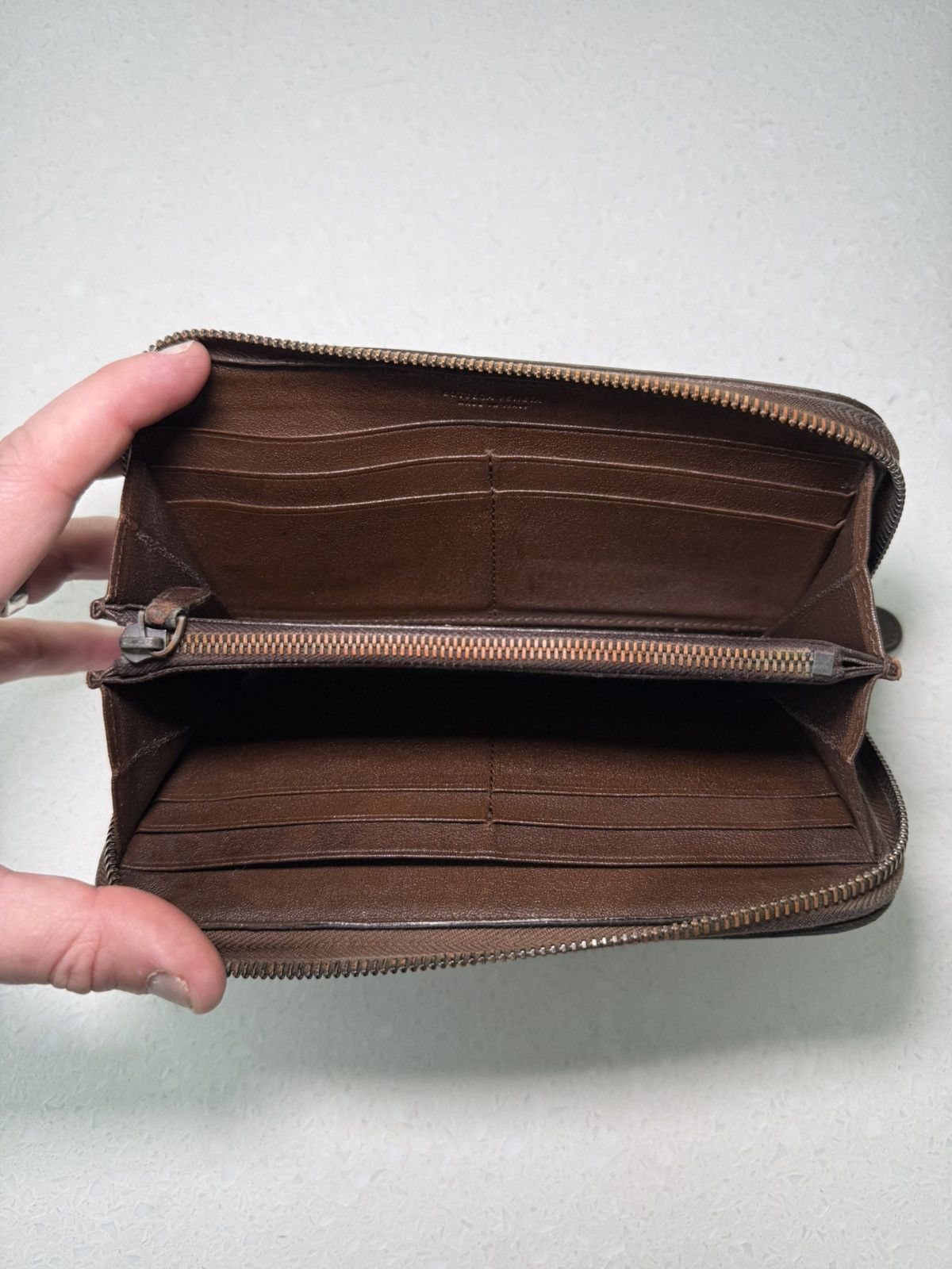 Bottega Veneta Bottega Veneta Brown Zippy Wallet Size ONE SIZE - 6 Thumbnail