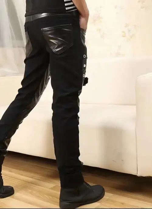 VIBE Leather pants skinny Size US 32 / EU 48 - 2 Thumbnail