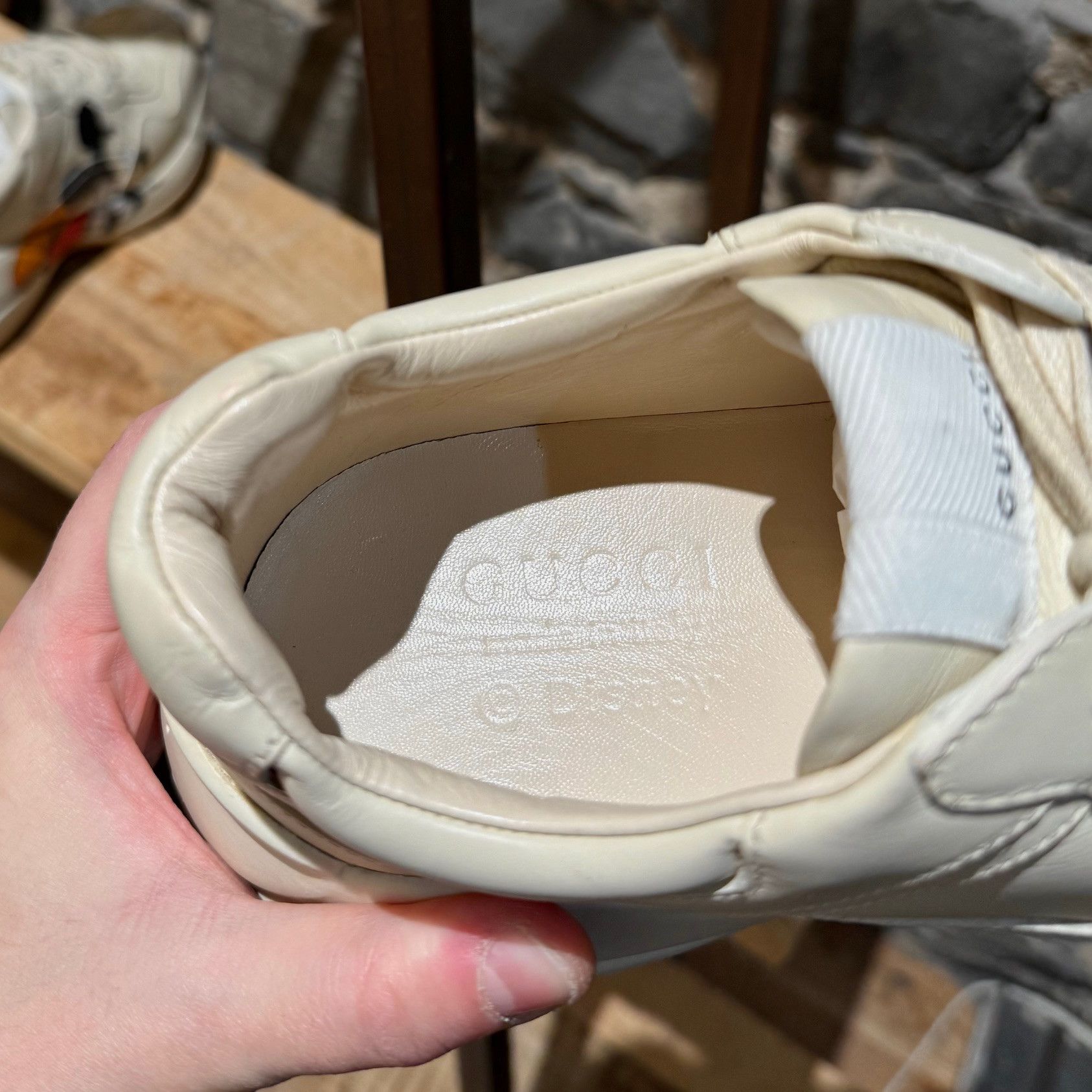Disney × Gucci Gucci X Disney Rhyton Ivory Chunky Sneakers - 8.5 UK Size US 9.5 / EU 42-43 - 14 Thumbnail