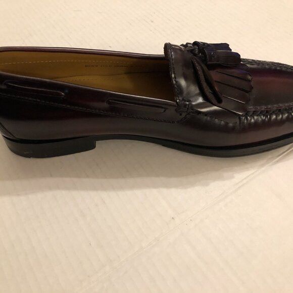 Cole Haan Cole Haan mens leather tassel slip on dress shoes size:11.5D Size US 11.5 / EU 44-45 - 2 Thumbnail
