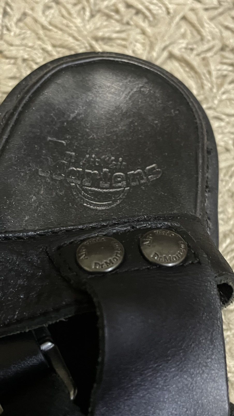 Dr. Martens × Vintage Dr. Martens Women's Voss Leather Strap Sandals Size US 9.5 / IT 39.5 - 6 Thumbnail