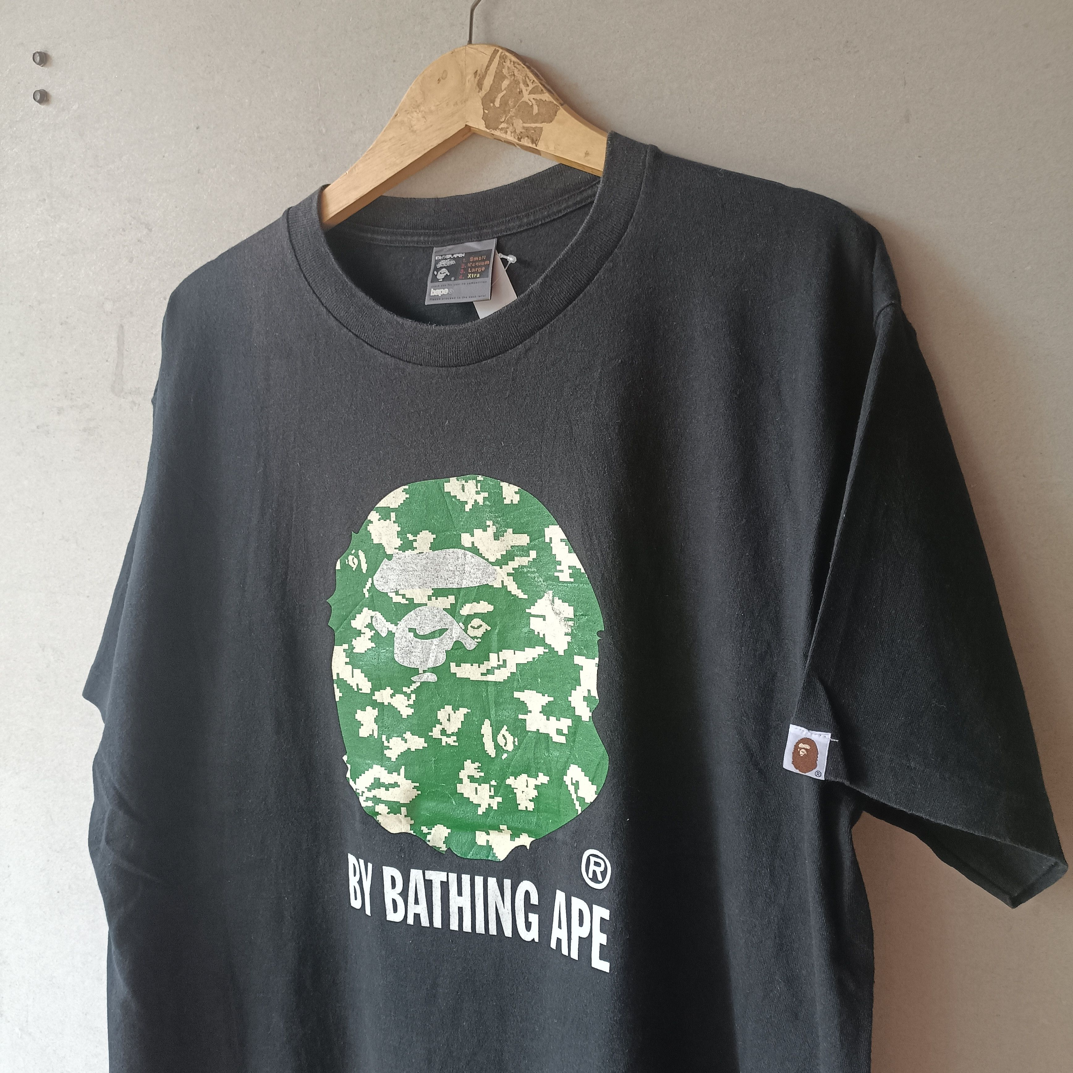 Bape Bape Ape Head Green Digi Camo logo Size US XL / EU 56 / 4 - 3 Thumbnail