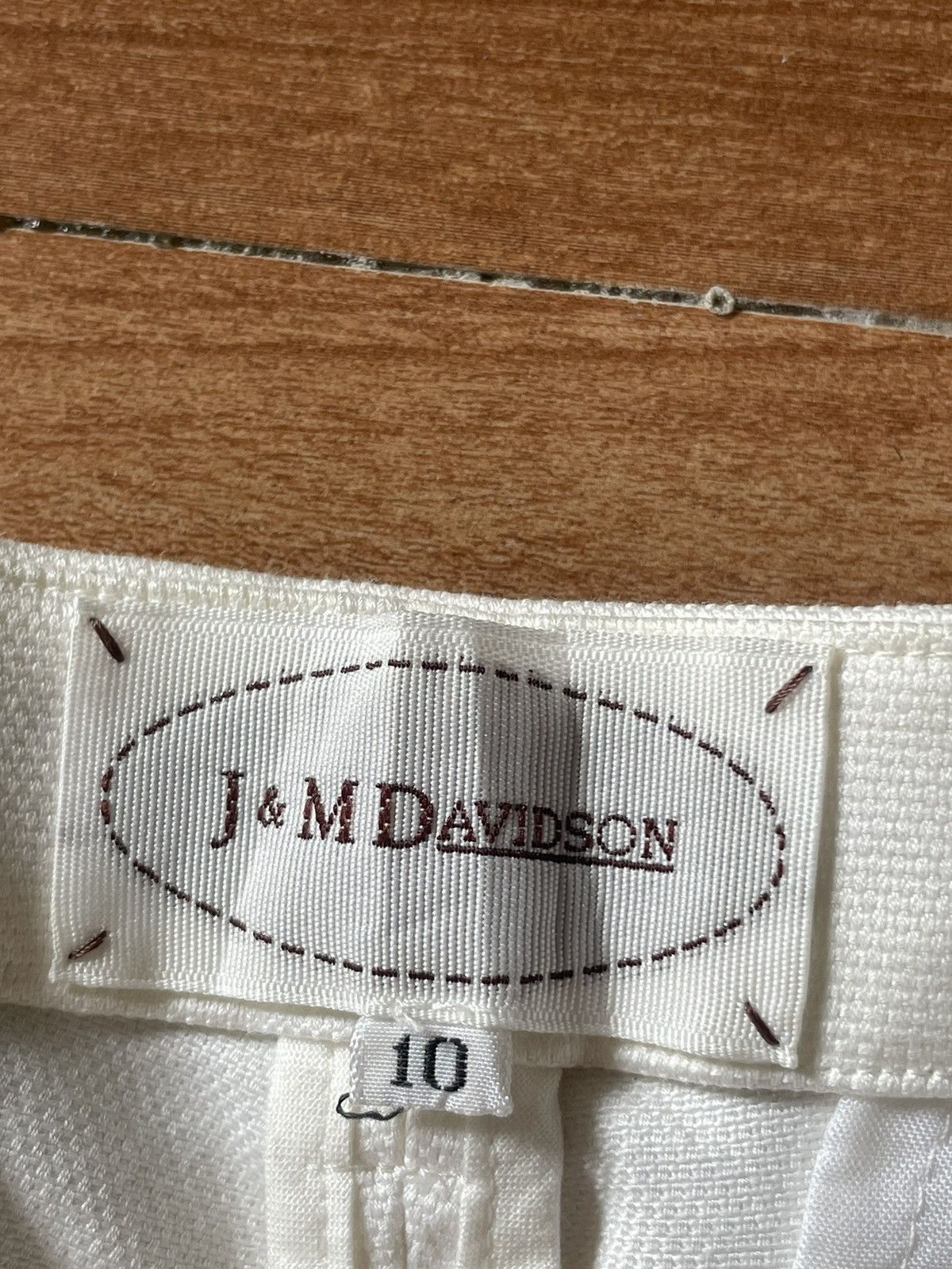 Designer × Other J&M Davidson white pants Size 27" / US 4 / IT 40 - 3 Thumbnail