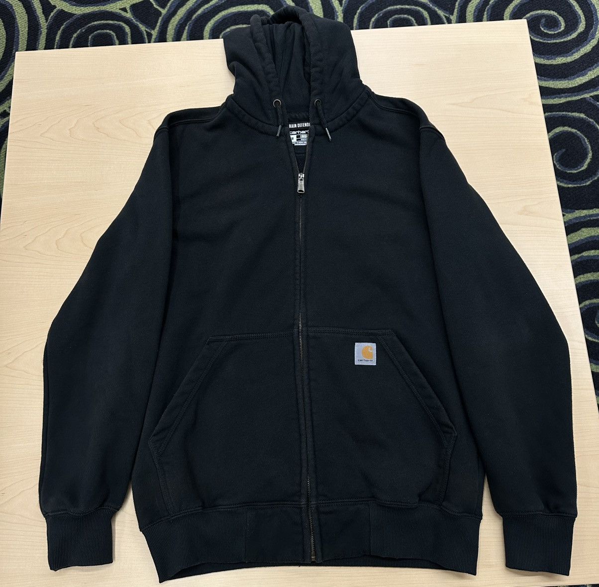 Carhartt Vintage Carhartt Rain-defender Loose-Fit Black Zip-up Jacket Size US M / EU 48-50 / 2 - 3 Thumbnail