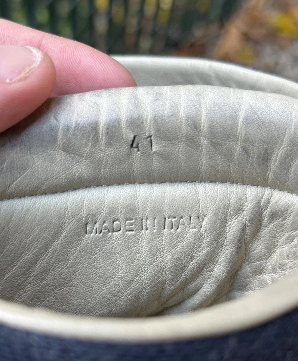 Maison Margiela Maison Margiela Future Navy Blue Wool 8 41 High Tops Size US 8 / EU 41 - 6 Thumbnail