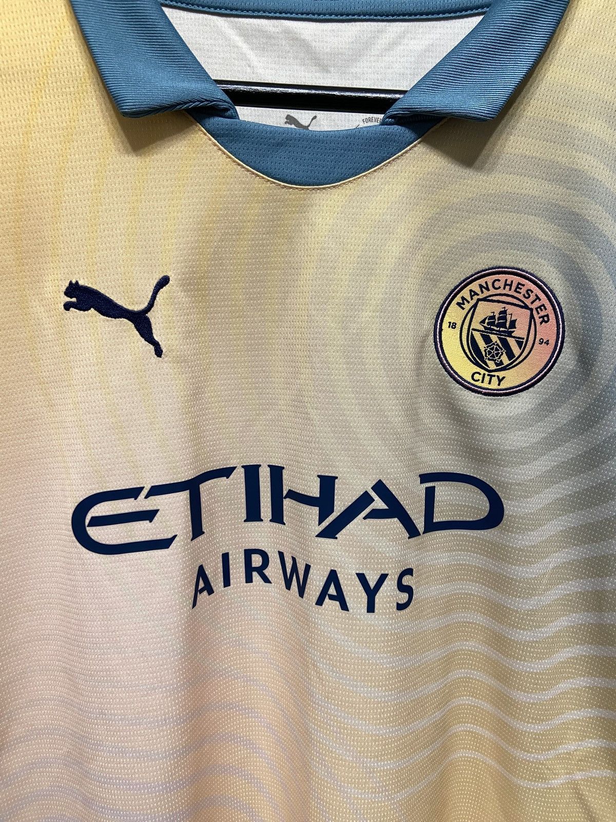 Puma Manchester City x Noel Gallagher Oasis Definitely City Shirt Size XXL / US 16-18 / IT 52-54 - 4 Thumbnail