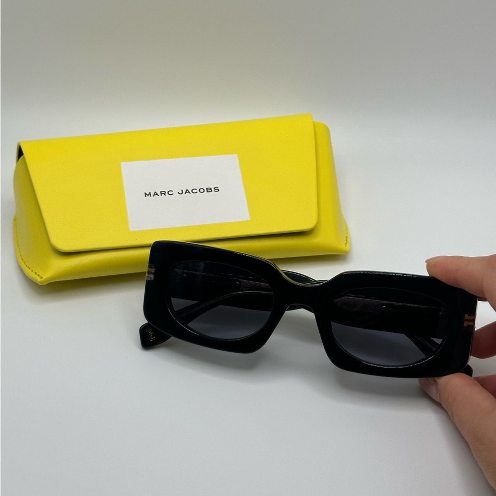 Marc Jacobs BRAND NEW MARC JACOBS MJ 1075/S 807 Black Unisex Sunglasses Size ONE SIZE - 12 Thumbnail