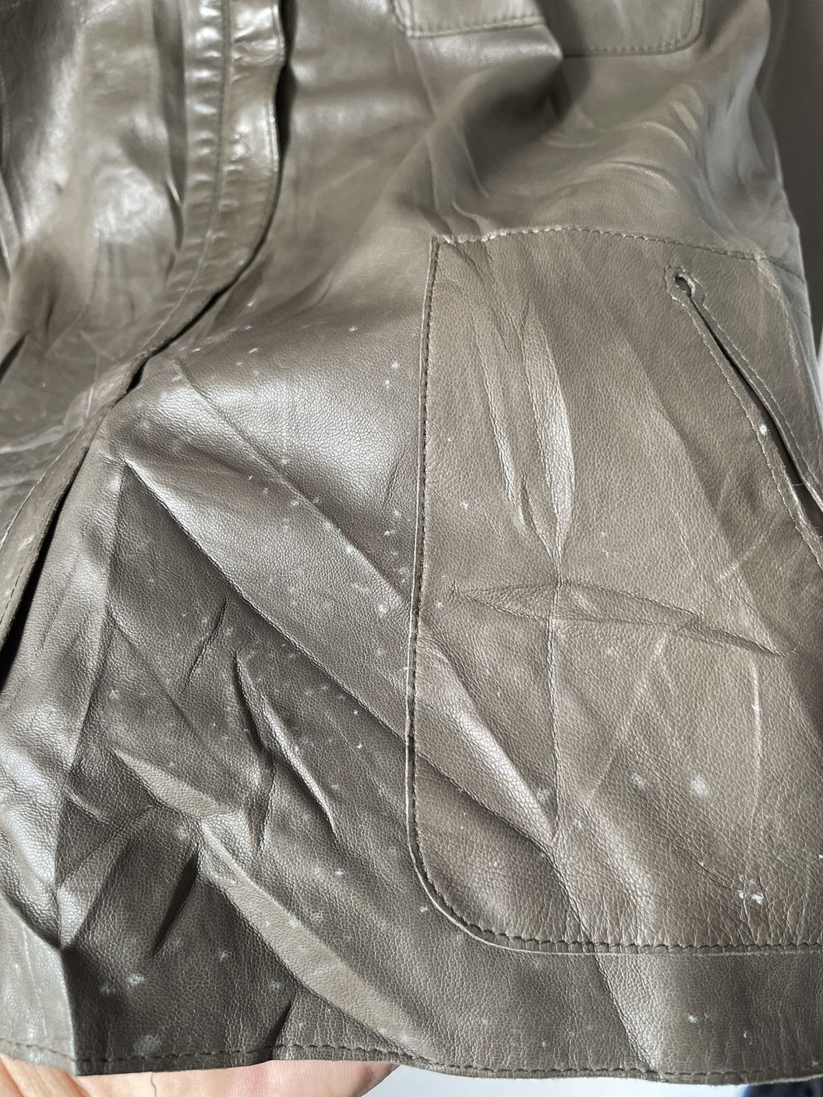 Designer Slyvie Schimmel Lamb Leather Jacket Size US XS / EU 42 / 0 - 7 Thumbnail