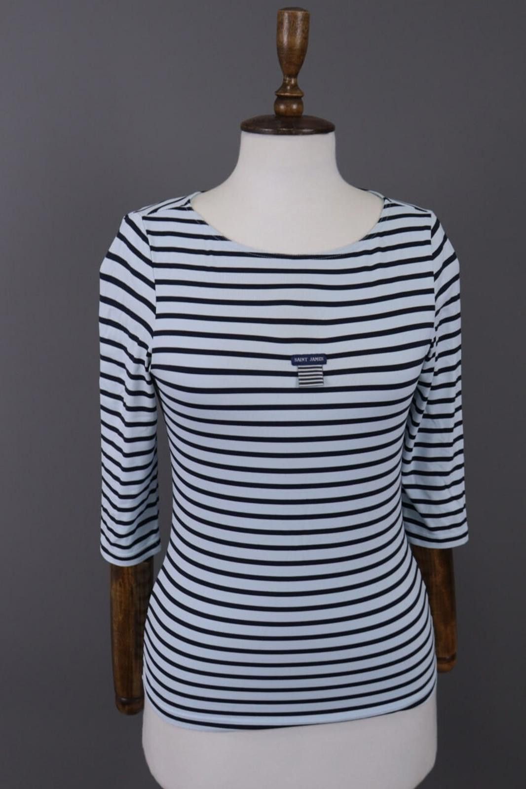 Saint James Saint James Blue Striped Sweater Size USA 6 / GB 10 / XS Size M / US 6-8 / IT 42-44 - 1 Thumbnail