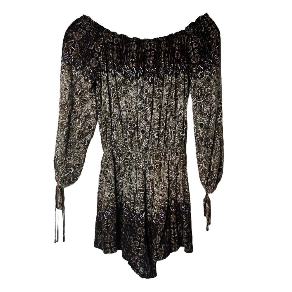 Free People Free People l So Divine Off The Shoulder Romper XS Size 26" / US 2 / IT 38 - 3 Thumbnail