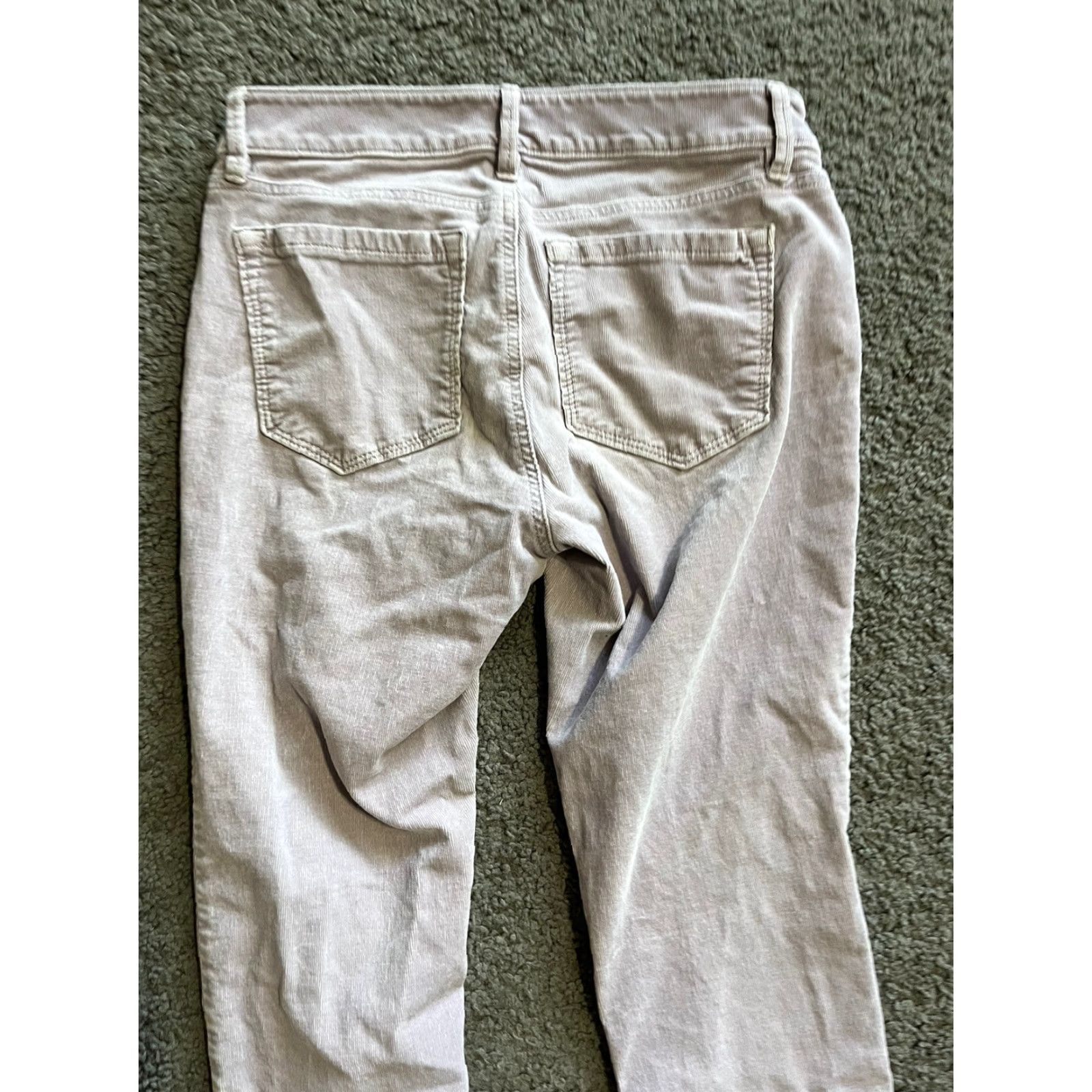 Loft LOFT Jeans Womens 2/26 Lavender Purple Curvy Skinny Corduroy Pockets Size 26" / US 2 / IT 38 - 4 Thumbnail