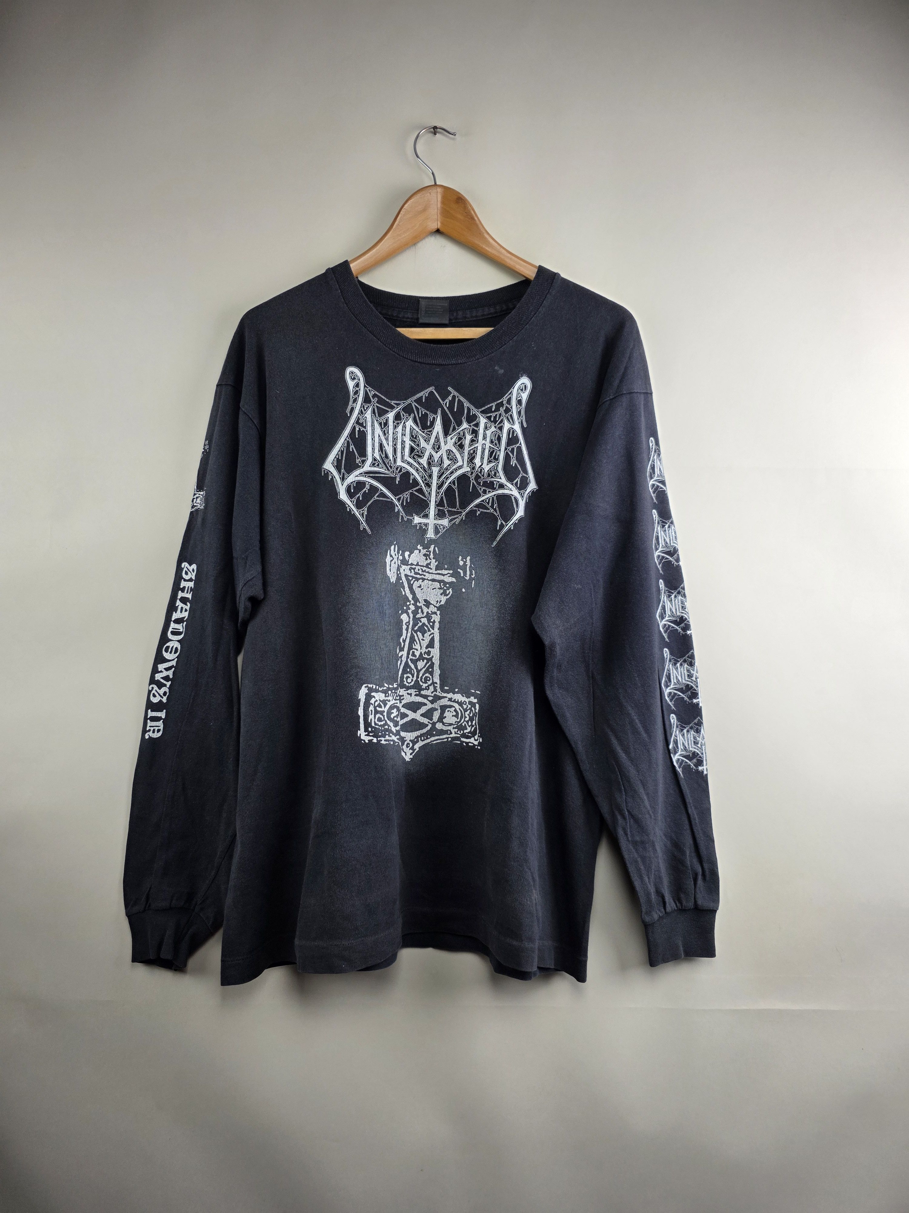 Band Tees × Vintage 1993 Unleashed The Deep Tour Long-sleeved XL 23" 29.5" Size US XL / EU 56 / 4 - 1 Thumbnail