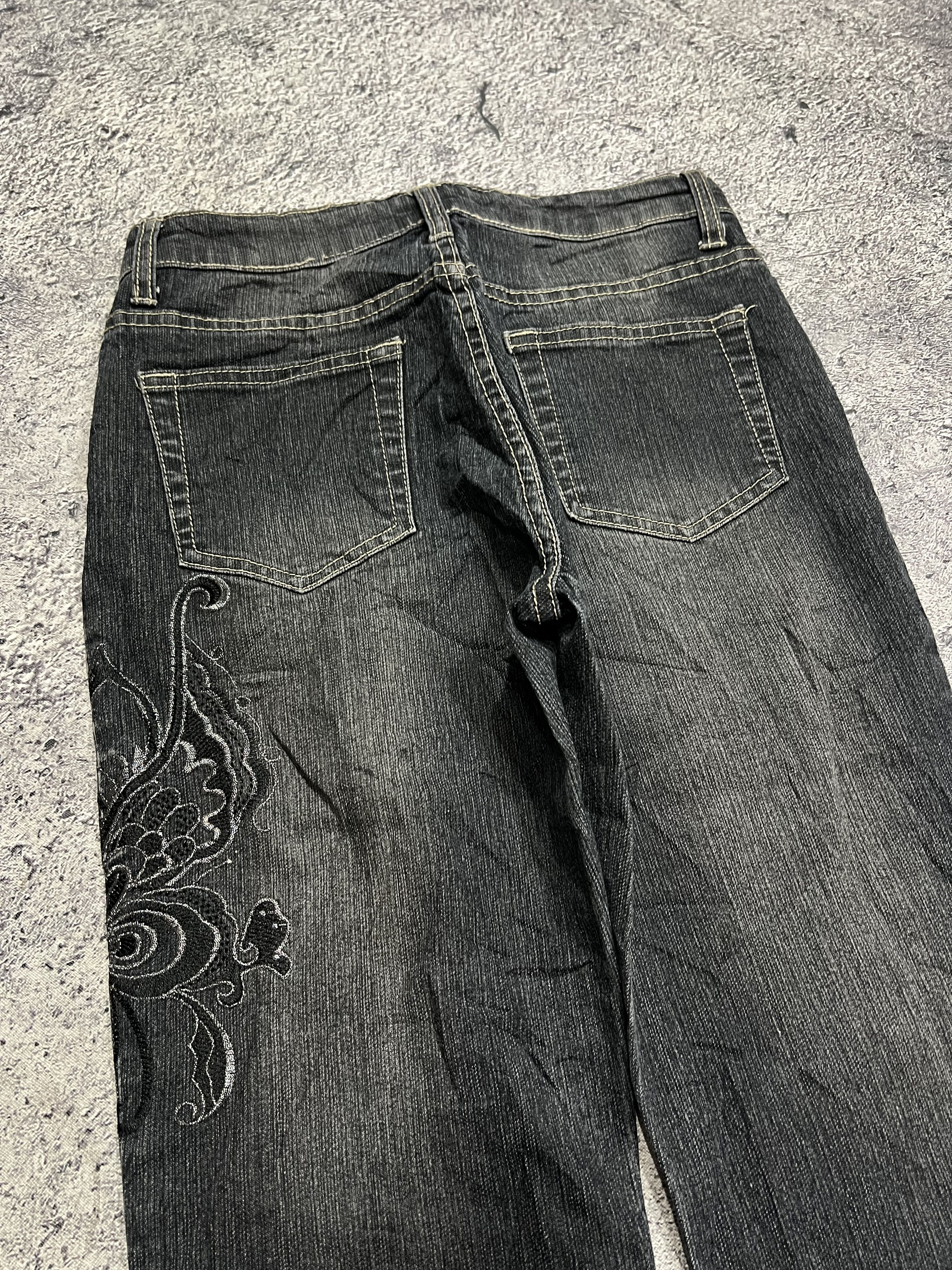 Kapital 2000s Archival Hysteric Tornado Vkei Flare Jeans y2k Lgb Size US 27 - 5 Thumbnail