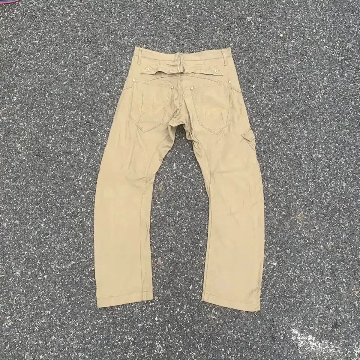 Beauty Beast Vintage EDWIN Multi Pocket Banana Legs Cargo Tactical Pants Size US 32 / EU 48 - 8 Thumbnail