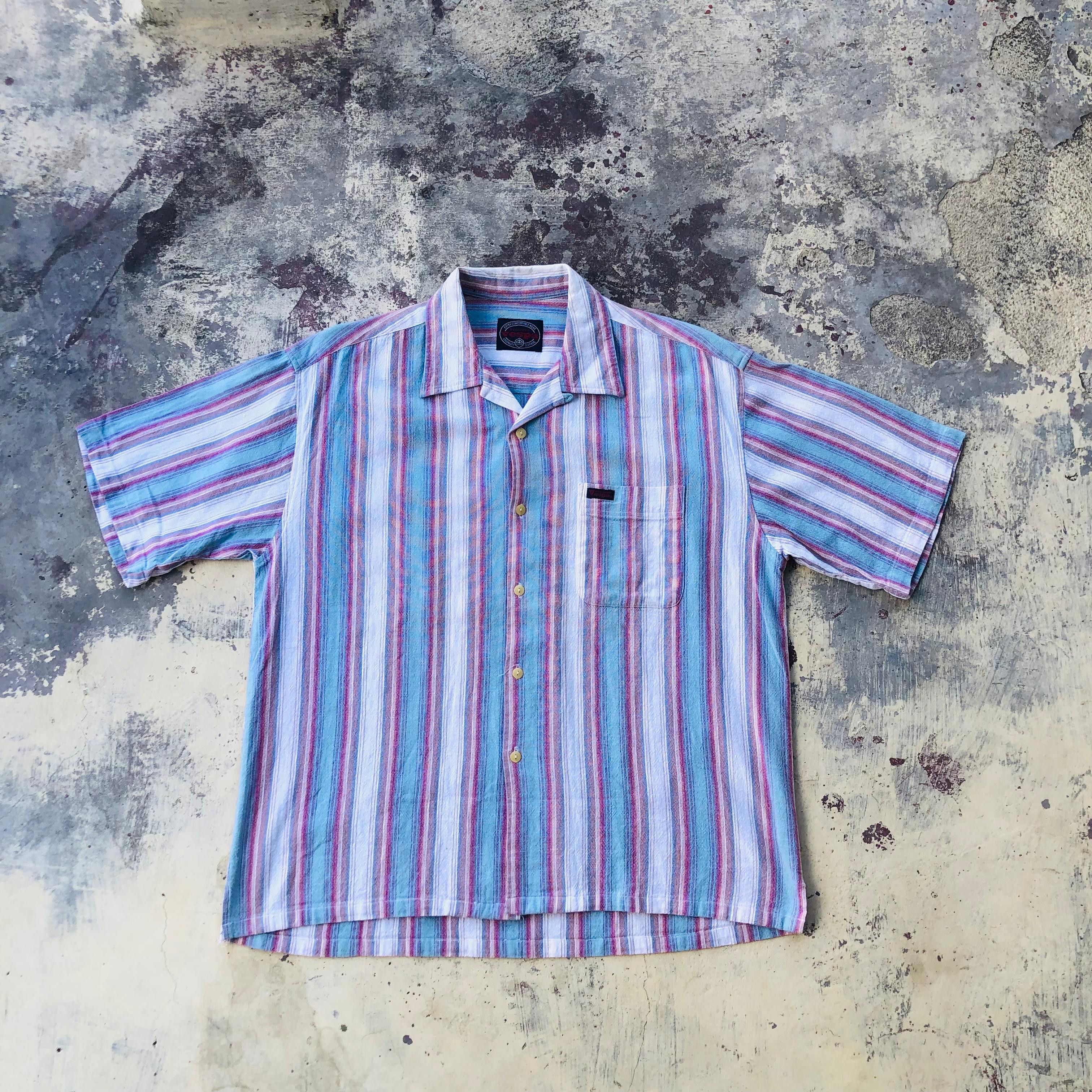 Japanese Brand Vintage shirt piaggio vespa stripes Size US L / EU 52-54 / 3 - 1 Thumbnail